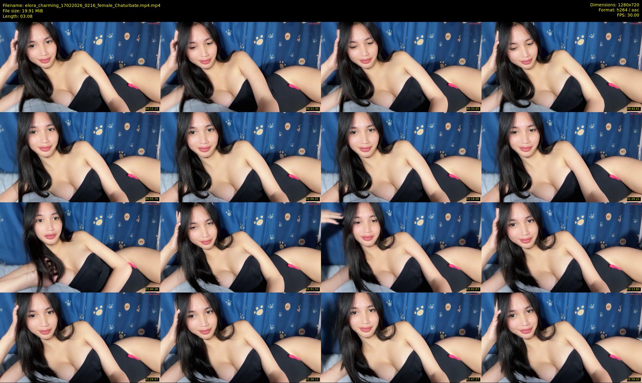elora_charming — 4 minute Chaturbate female cam show recording, 720p, Feb 17, 2026