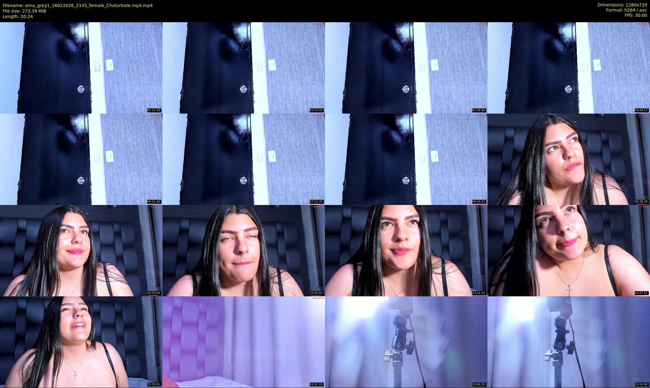 ema_grey1 — 21 minute Chaturbate female cam show recording, 720p, Feb 16, 2026