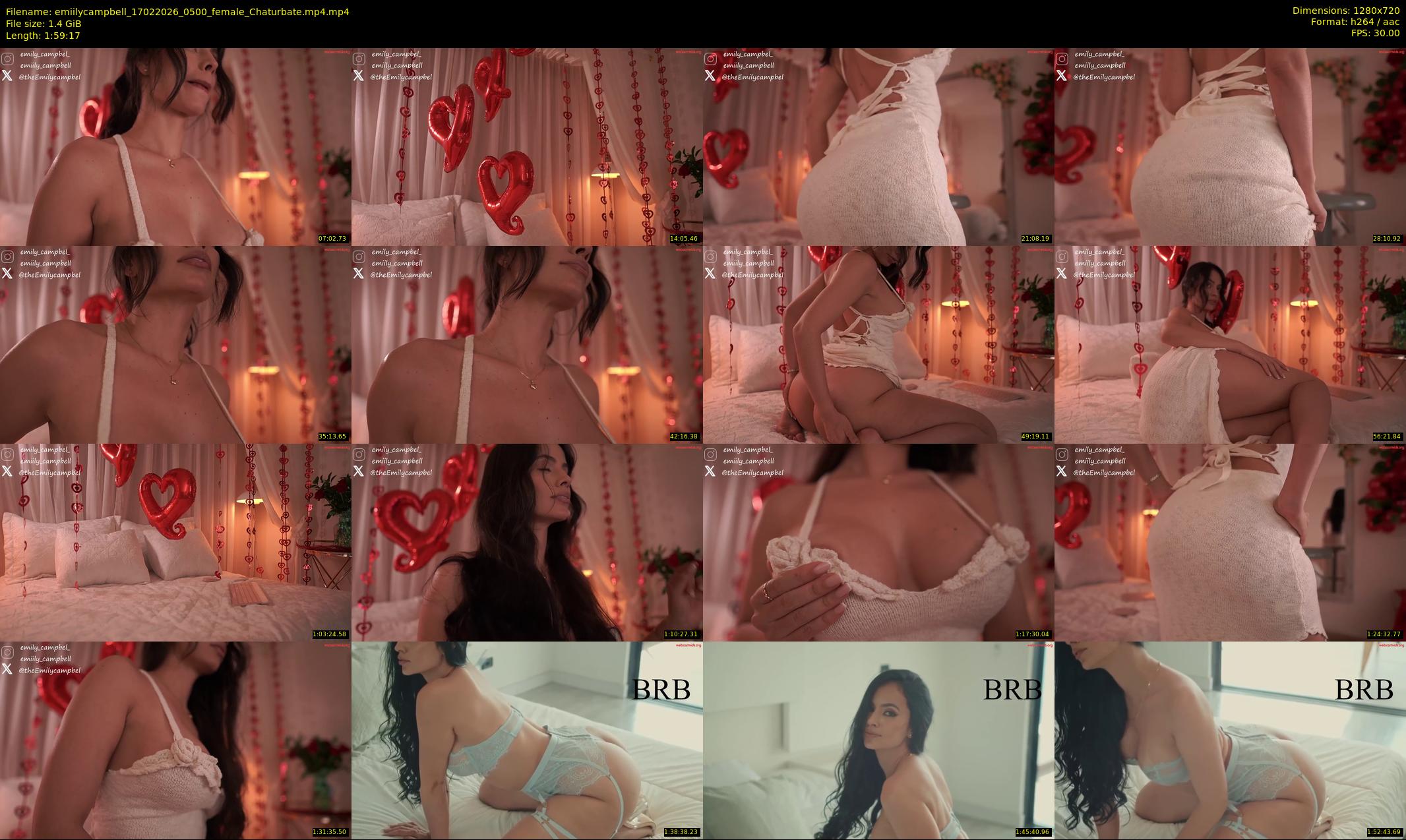 emiilycampbell — 120 minute Chaturbate female cam show recording, 720p, Feb 17, 2026