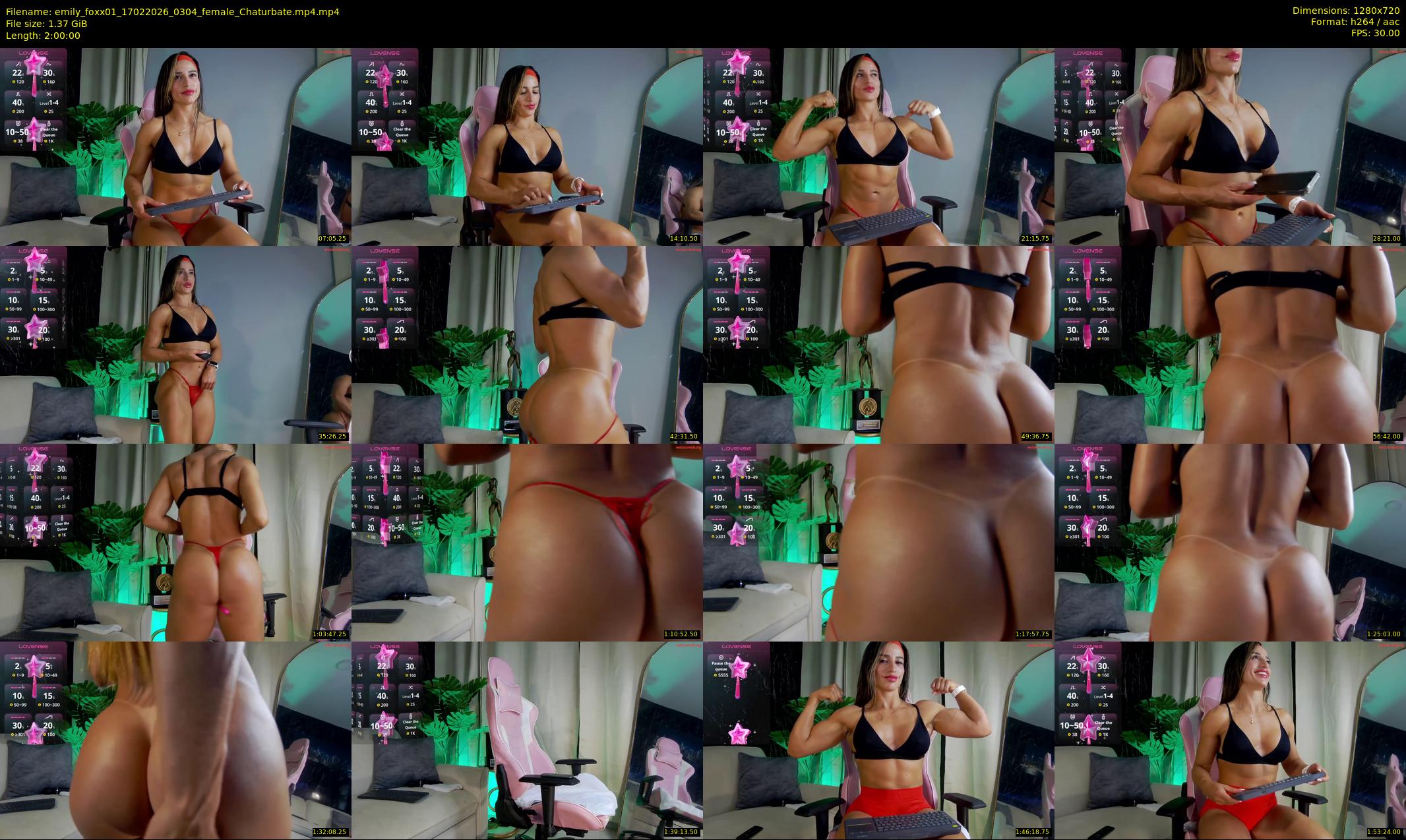 emily_foxx01 — 120 minute Chaturbate female cam show recording, 720p, Feb 17, 2026