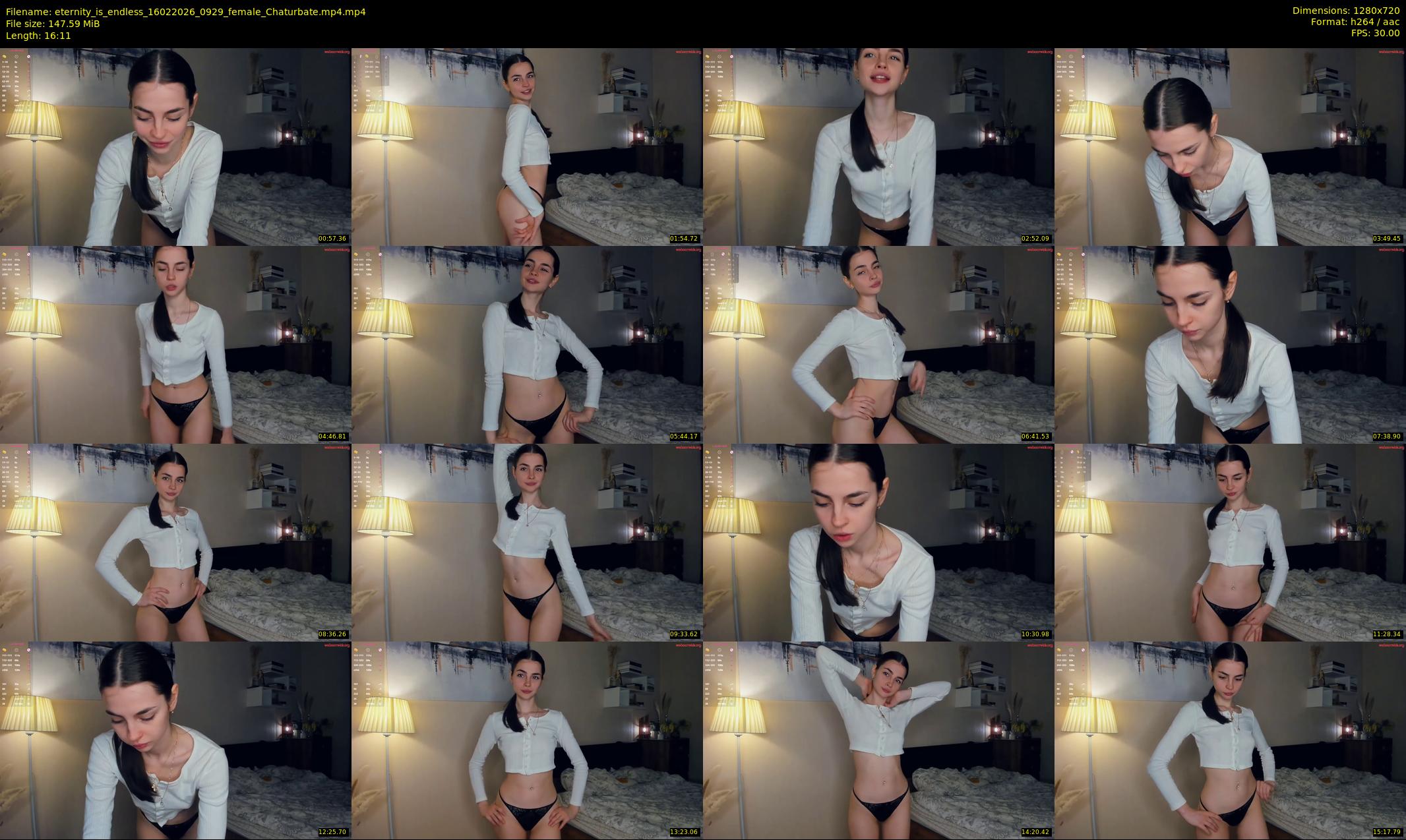 eternity_is_endless — 17 minute Chaturbate female cam show recording, 720p, Feb 16, 2026