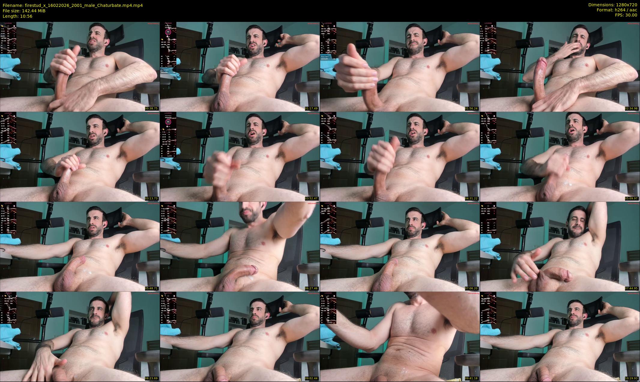 firestud_x — 11 minute Chaturbate male cam show recording, 720p, Feb 16, 2026