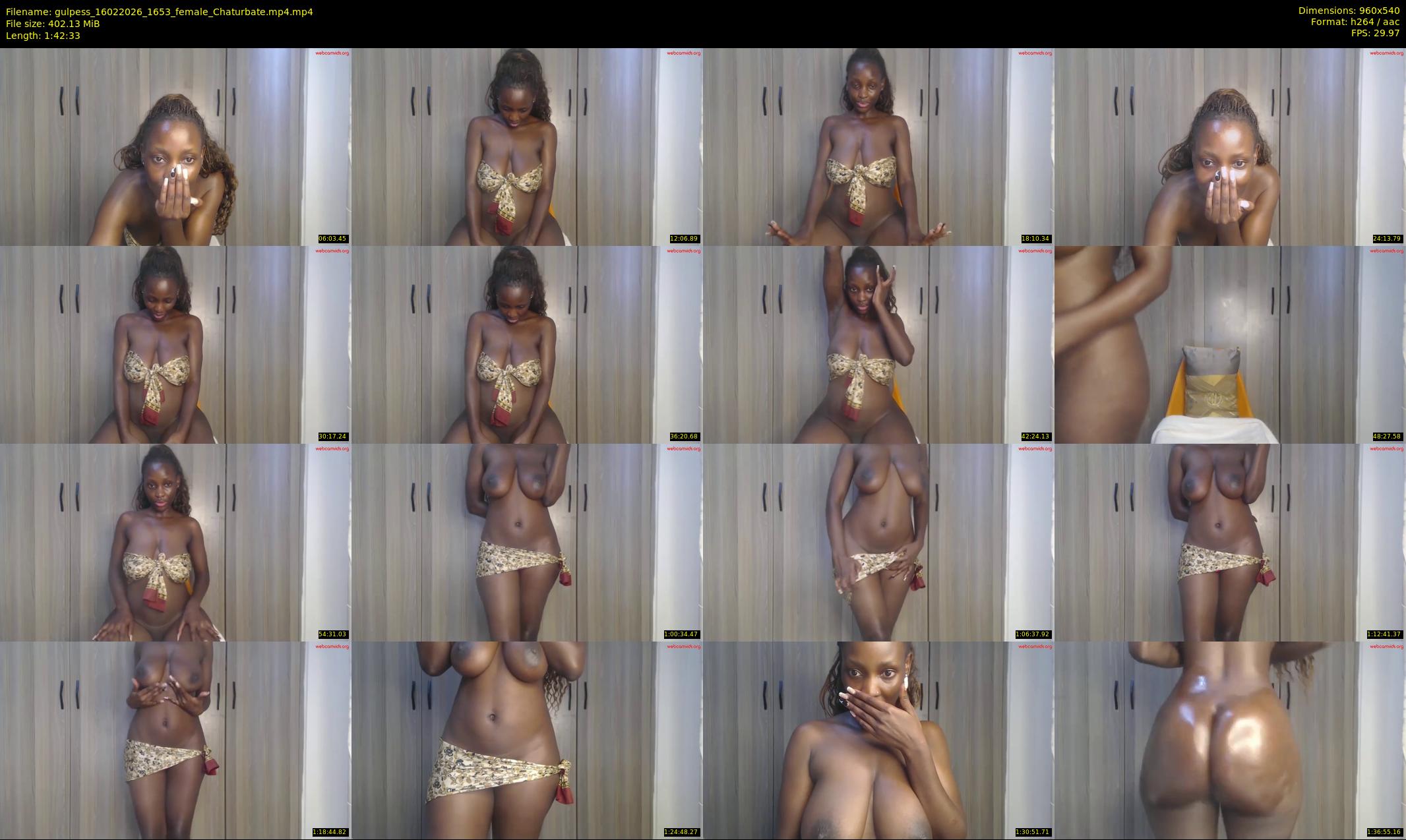 gulpess — 103 minute Chaturbate female cam show recording, 480p, Feb 16, 2026