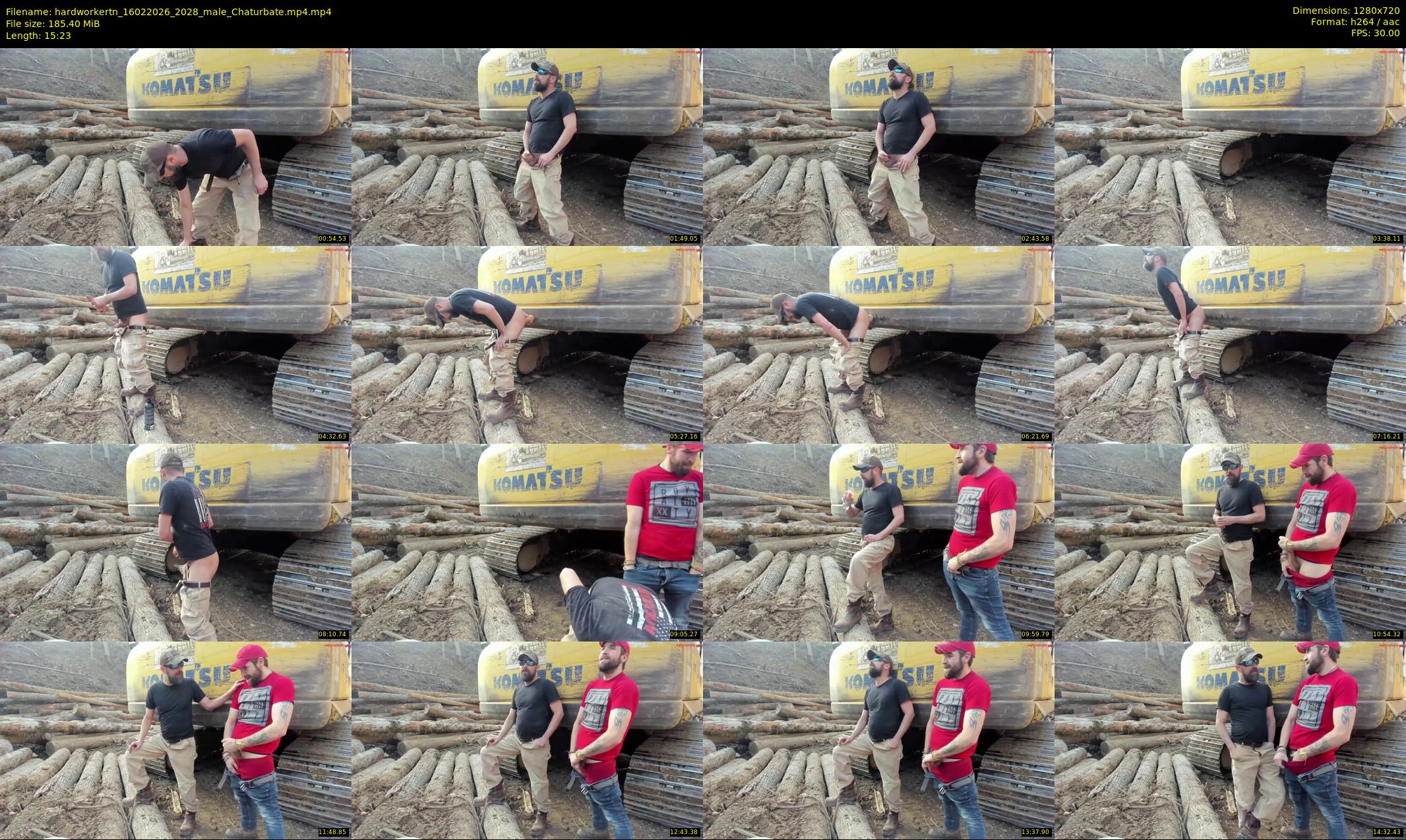 hardworkertn — 16 minute Chaturbate male cam show recording, 720p, Feb 16, 2026