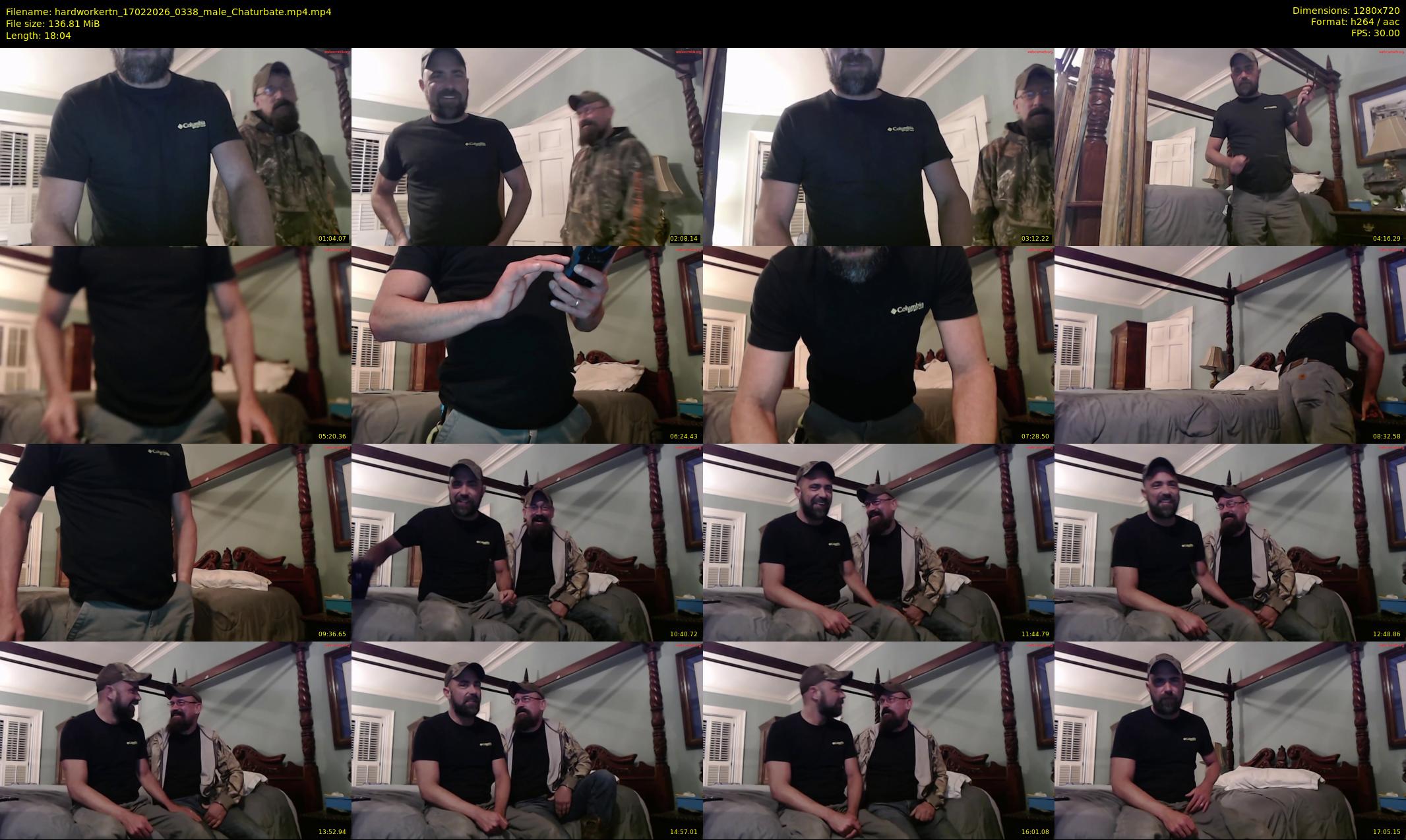 hardworkertn — 19 minute Chaturbate male cam show recording, 720p, Feb 17, 2026