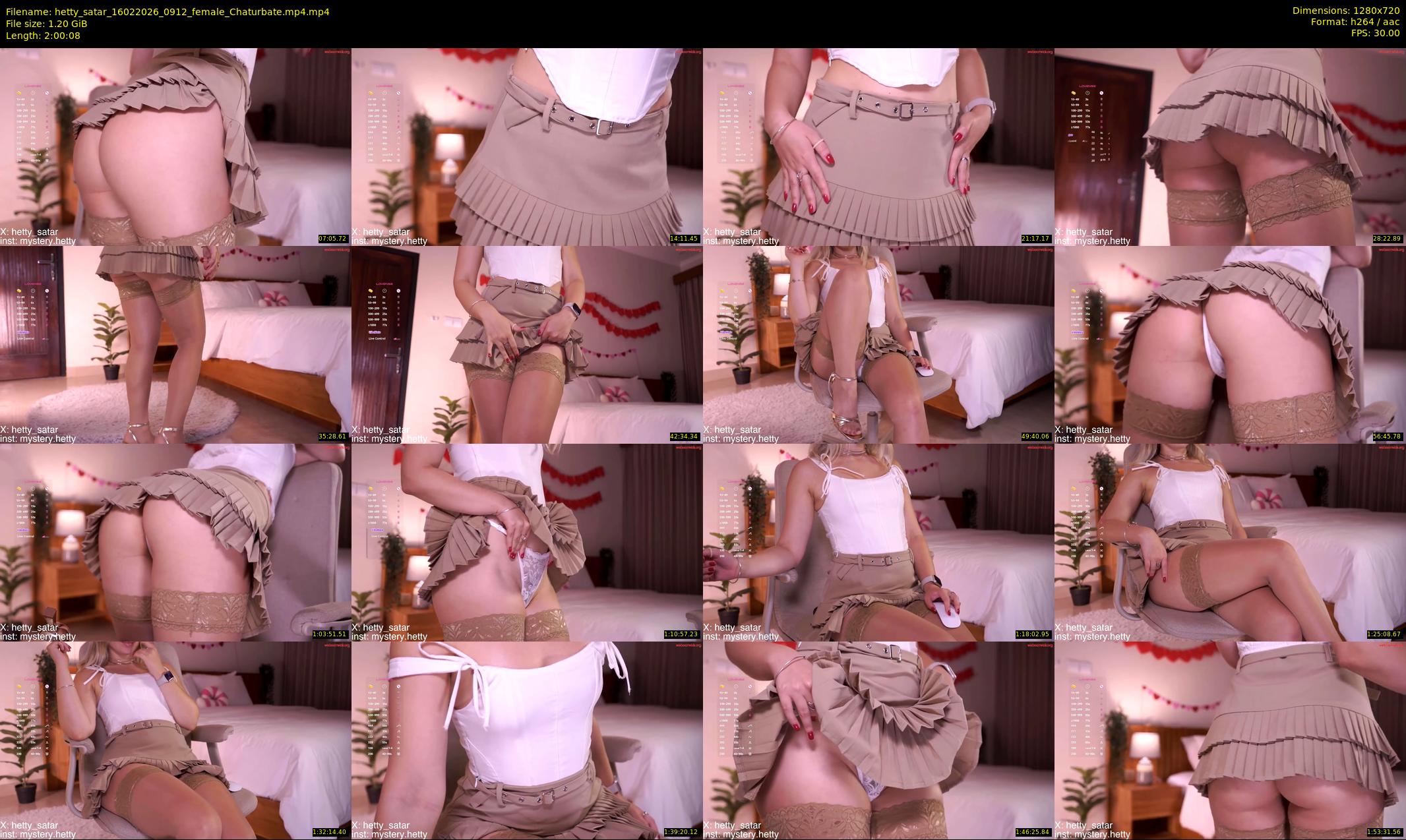 hetty_satar — 121 minute Chaturbate female cam show recording, 720p, Feb 16, 2026