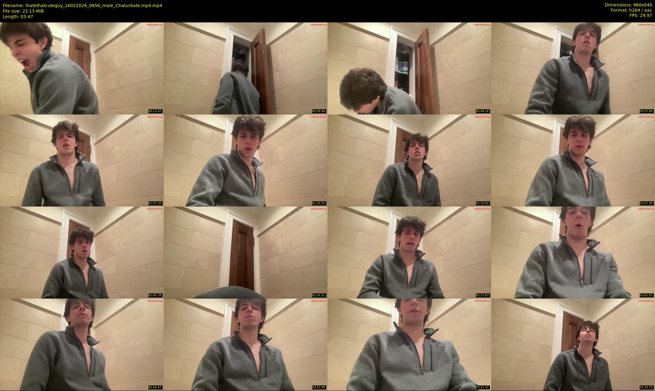 ihatethatcuteguy — 4 minute Chaturbate male cam show recording, 480p, Feb 16, 2026
