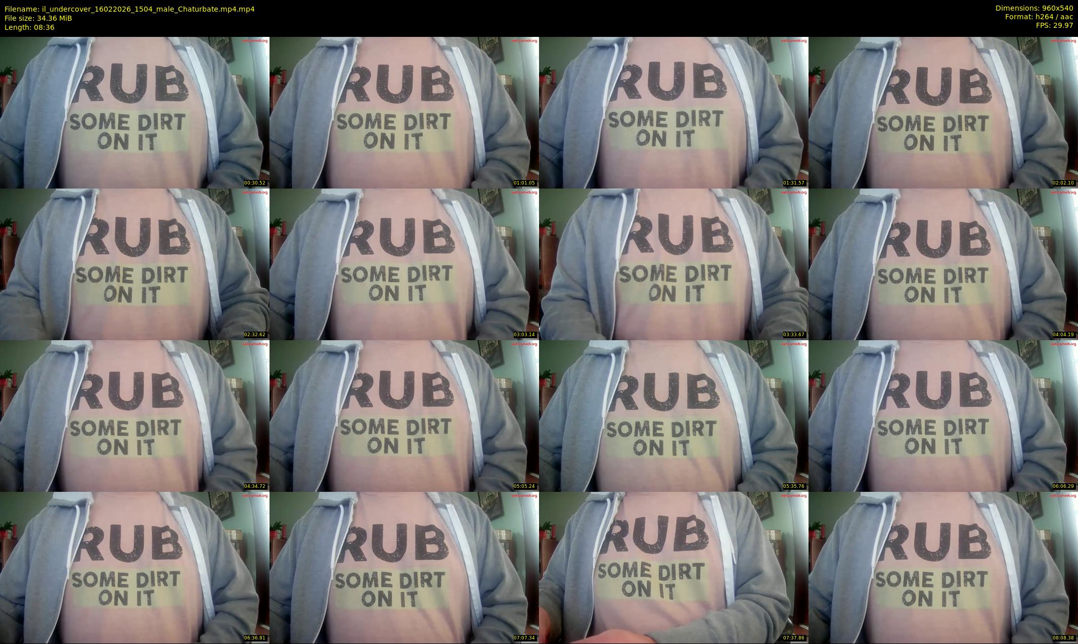 il_undercover — 9 minute Chaturbate male cam show recording, 480p, Feb 16, 2026
