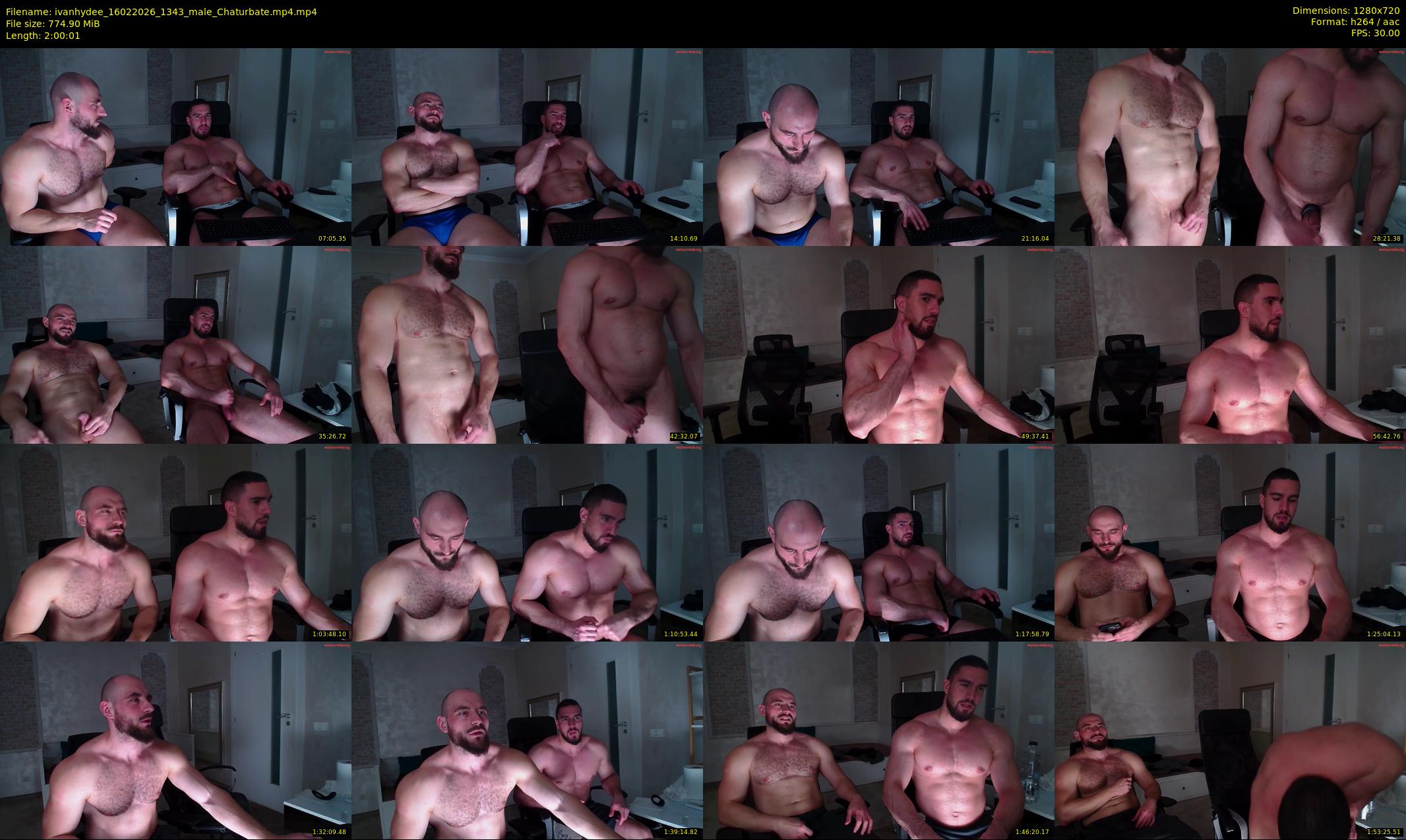 ivanhydee — 121 minute Chaturbate male cam show recording, 720p, Feb 16, 2026
