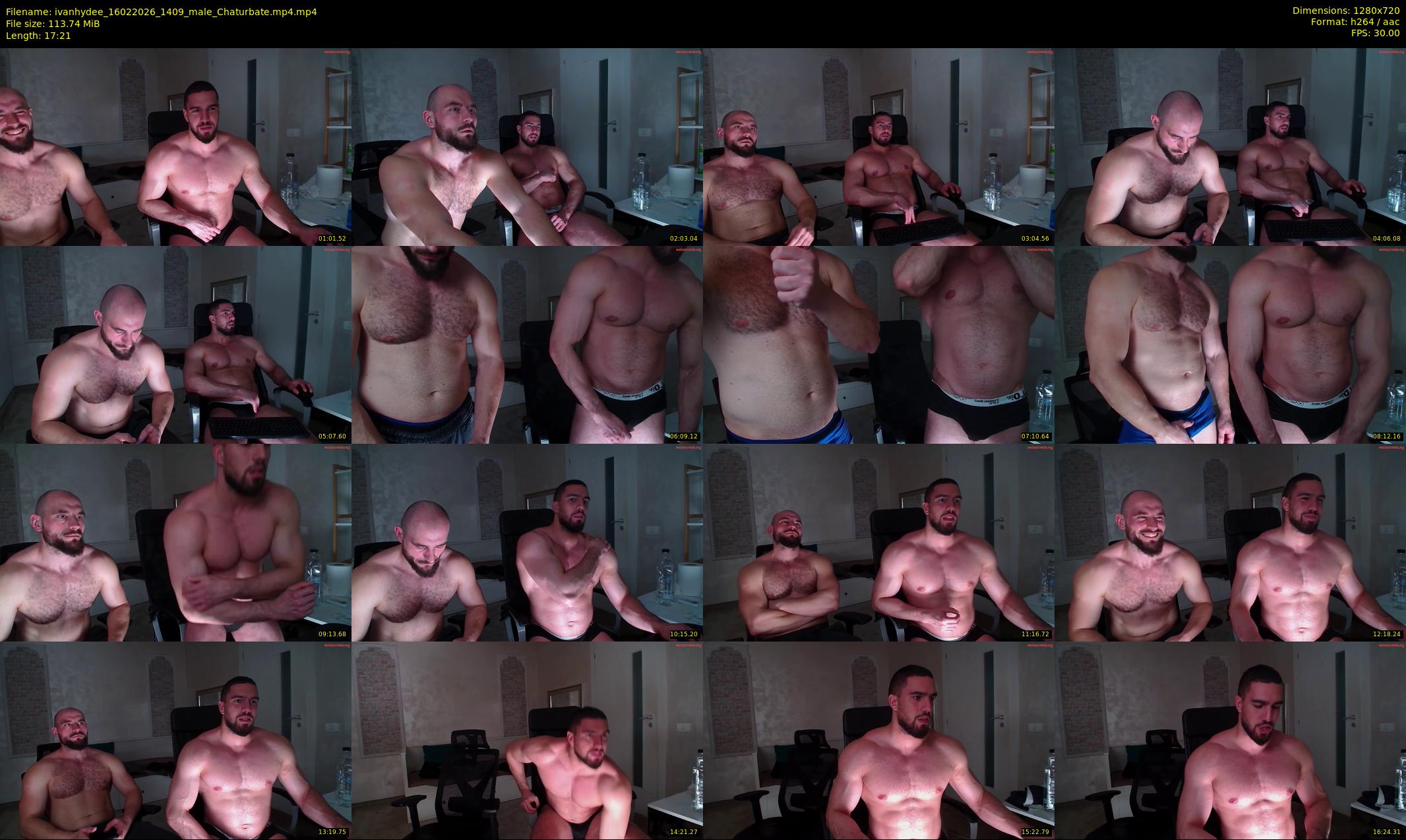 ivanhydee — 18 minute Chaturbate male cam show recording, 720p, Feb 16, 2026