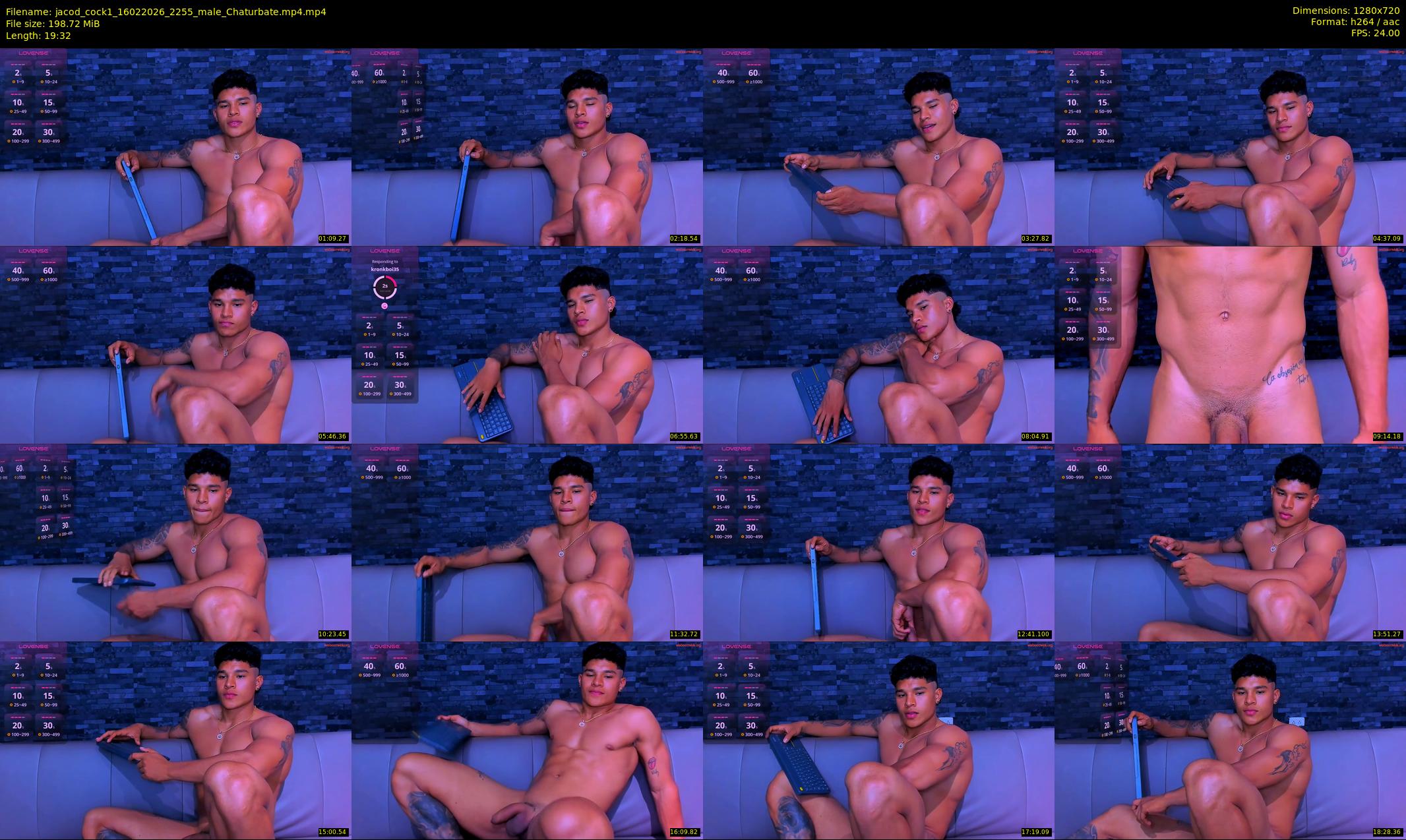 jacod_cock1 — 20 minute Chaturbate male cam show recording, 720p, Feb 16, 2026