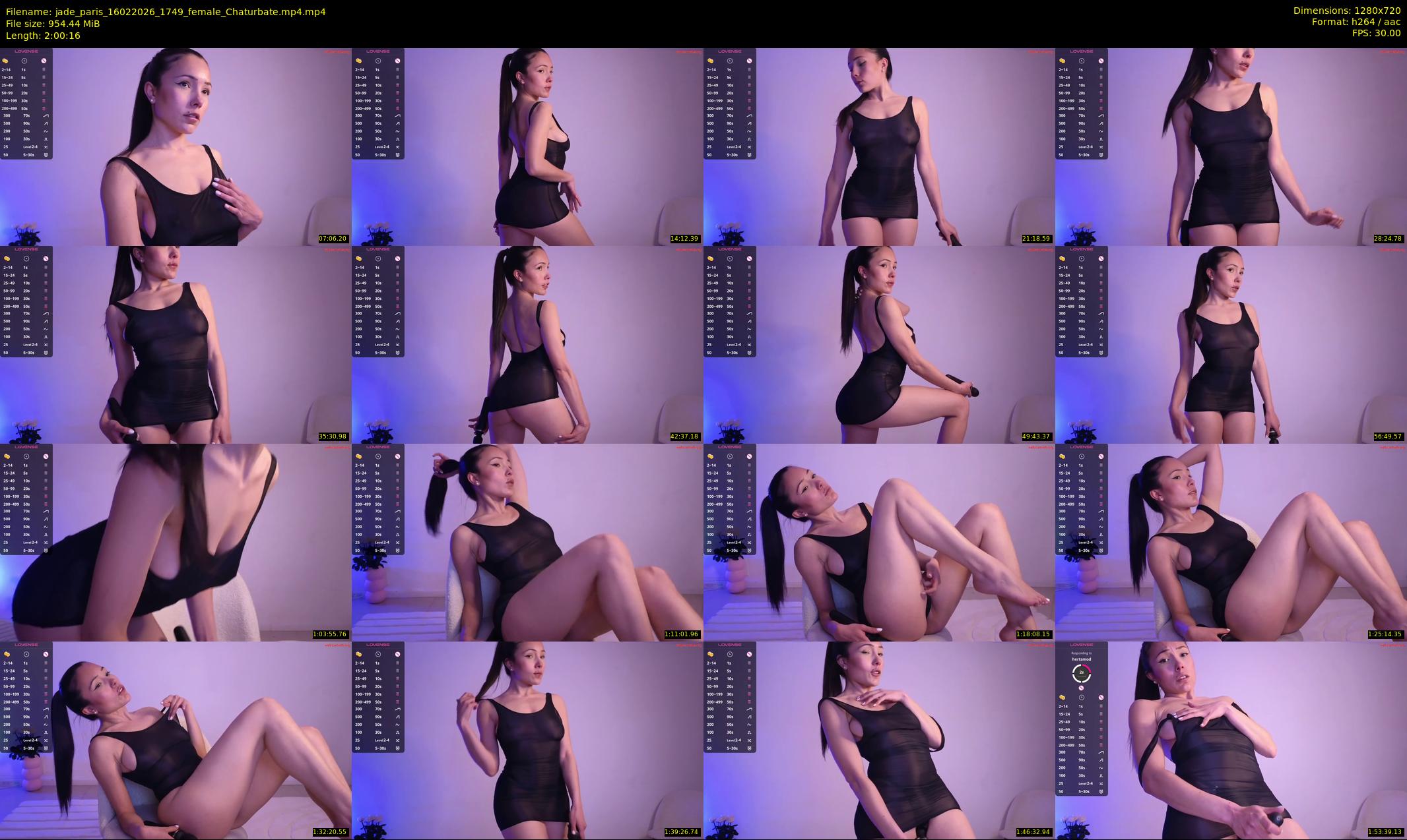 jade_paris — 121 minute Chaturbate female cam show recording, 720p, Feb 16, 2026