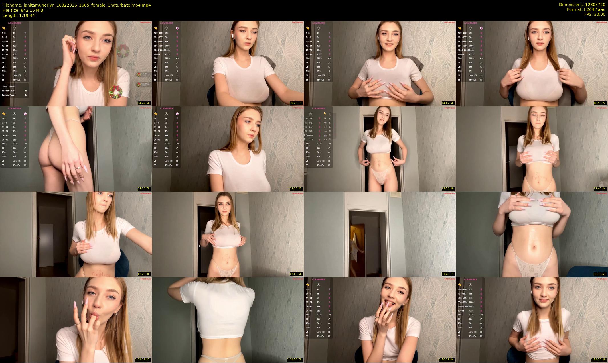 janitamunerlyn — 80 minute Chaturbate female cam show recording, 720p, Feb 16, 2026