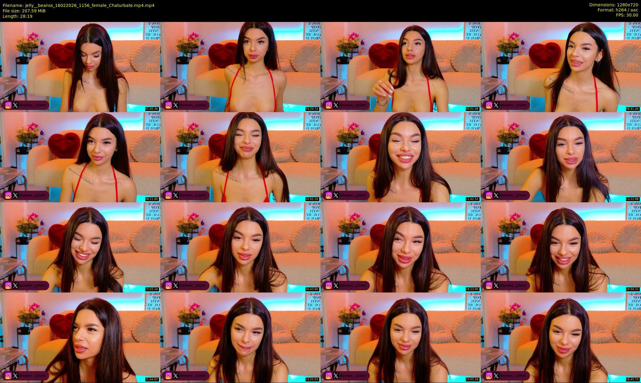 jelly__beanss — 29 minute Chaturbate female cam show recording, 720p, Feb 16, 2026