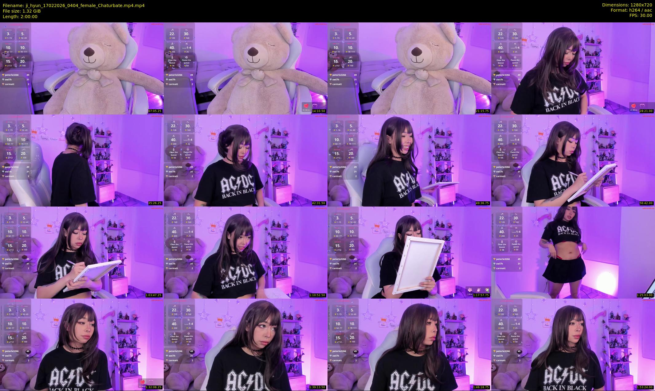 ji_hyun — 120 minute Chaturbate female cam show recording, 720p, Feb 17, 2026