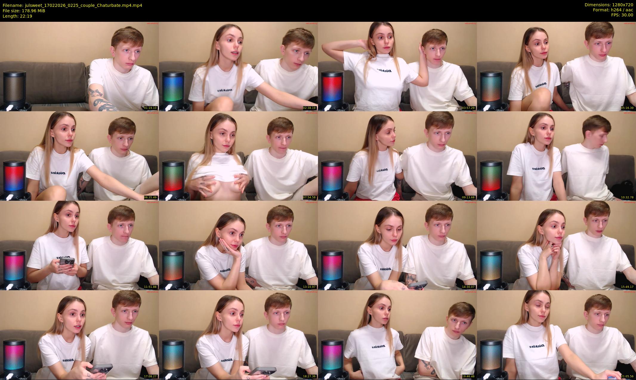 julsweet — 23 minute Chaturbate male cam show recording, 720p, Feb 17, 2026