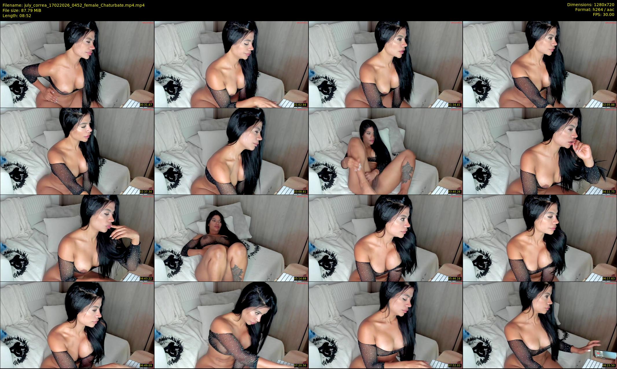 july_correa — 9 minute Chaturbate female cam show recording, 720p, Feb 17, 2026