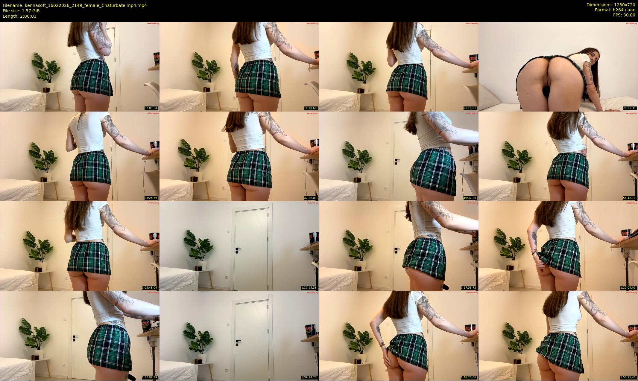 kennasoft — 121 minute Chaturbate female cam show recording, 720p, Feb 16, 2026