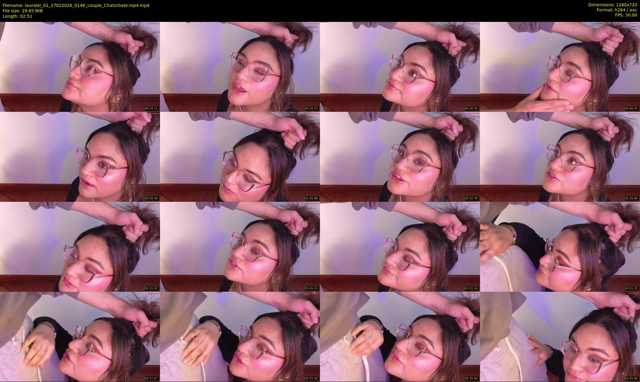 lauralei_01 — 3 minute Chaturbate couple cam show recording, 720p, Feb 17, 2026