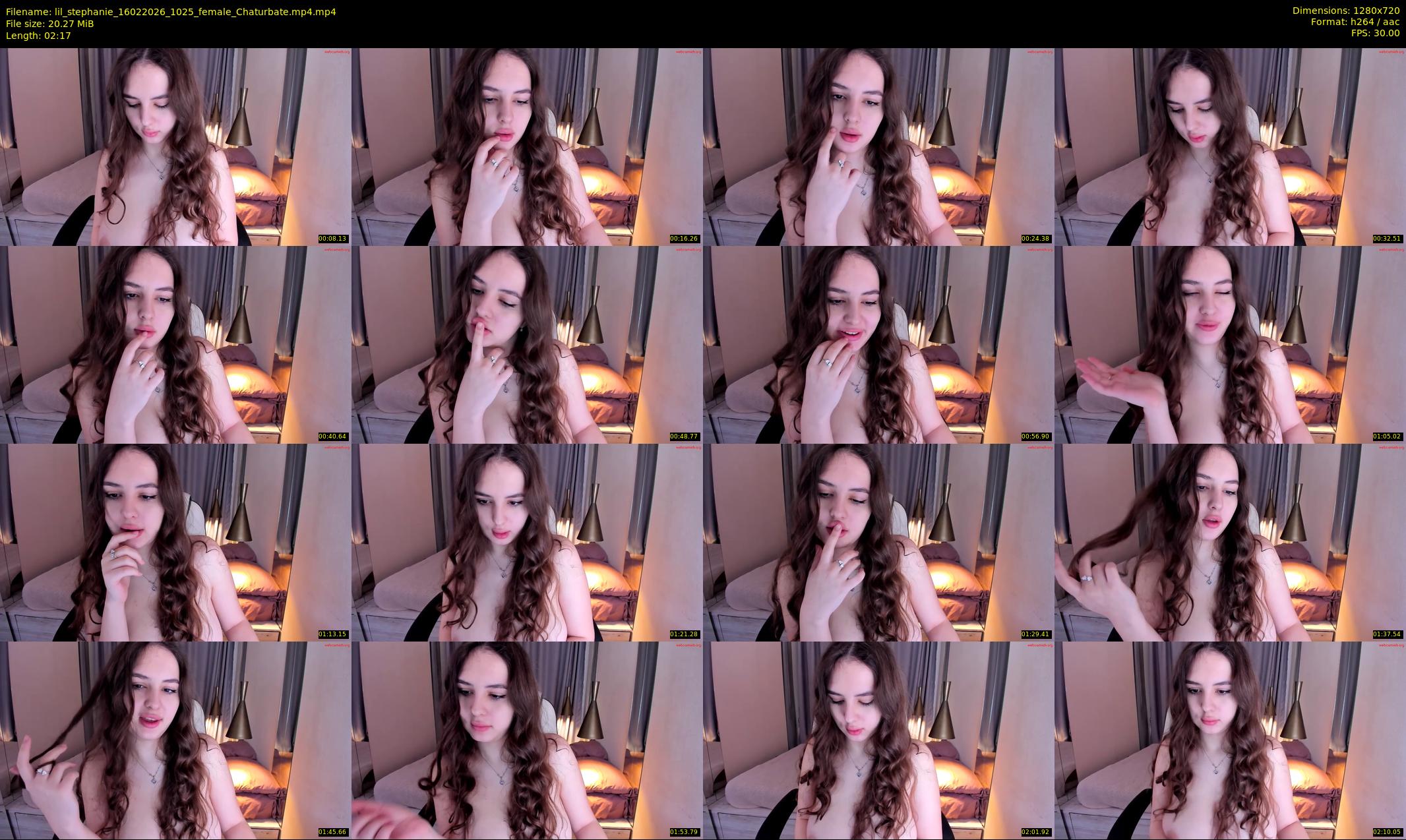 lil_stephanie — 3 minute Chaturbate female cam show recording, 720p, Feb 16, 2026