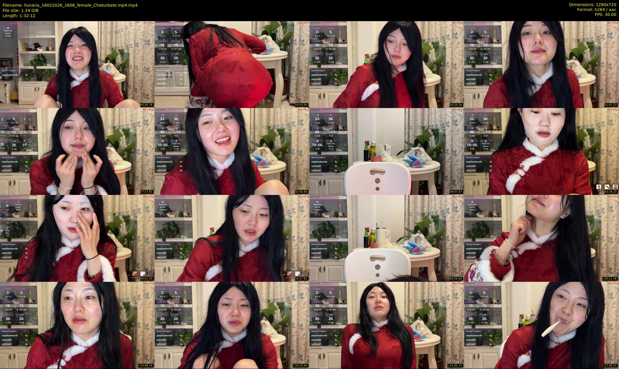 liunana — 93 minute Chaturbate female cam show recording, 720p, Feb 16, 2026