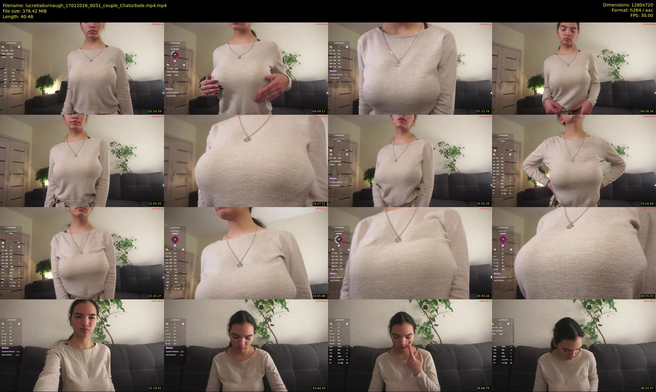 lucretiaburnaugh — 41 minute Chaturbate couple cam show recording, 720p, Feb 17, 2026
