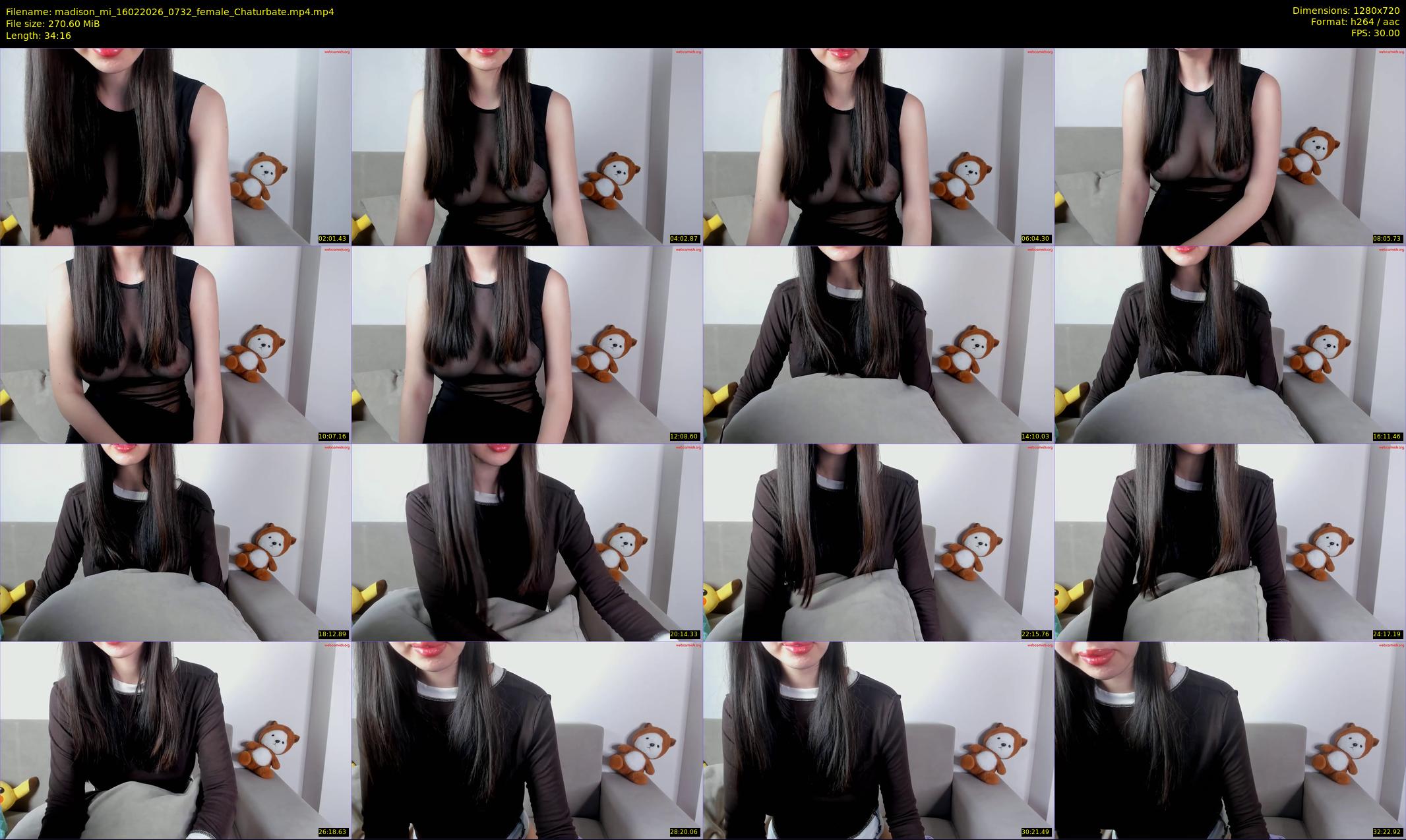madison_mi — 35 minute Chaturbate female cam show recording, 720p, Feb 16, 2026