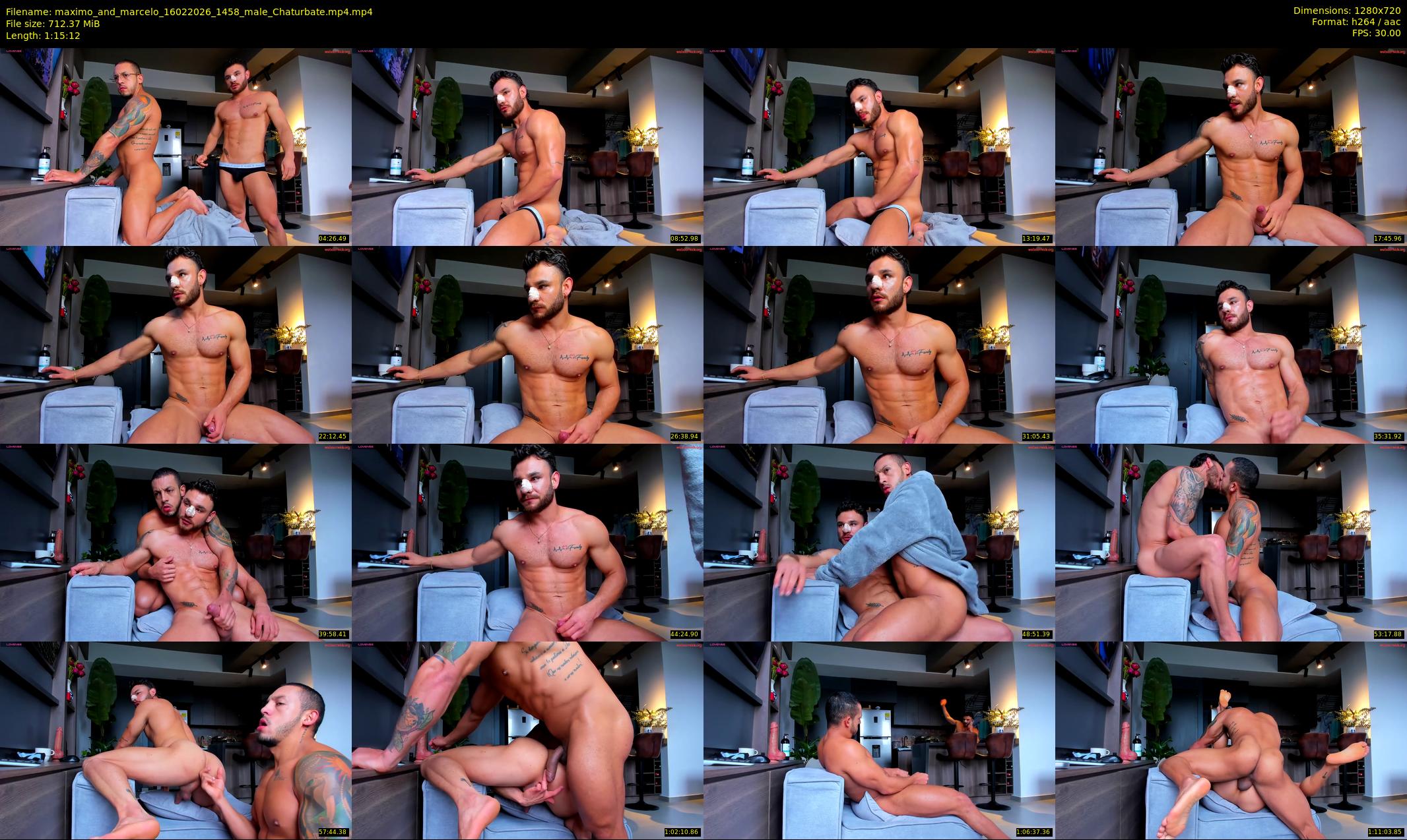 maximo_and_marcelo — 76 minute Chaturbate couple cam show recording, 720p, Feb 16, 2026