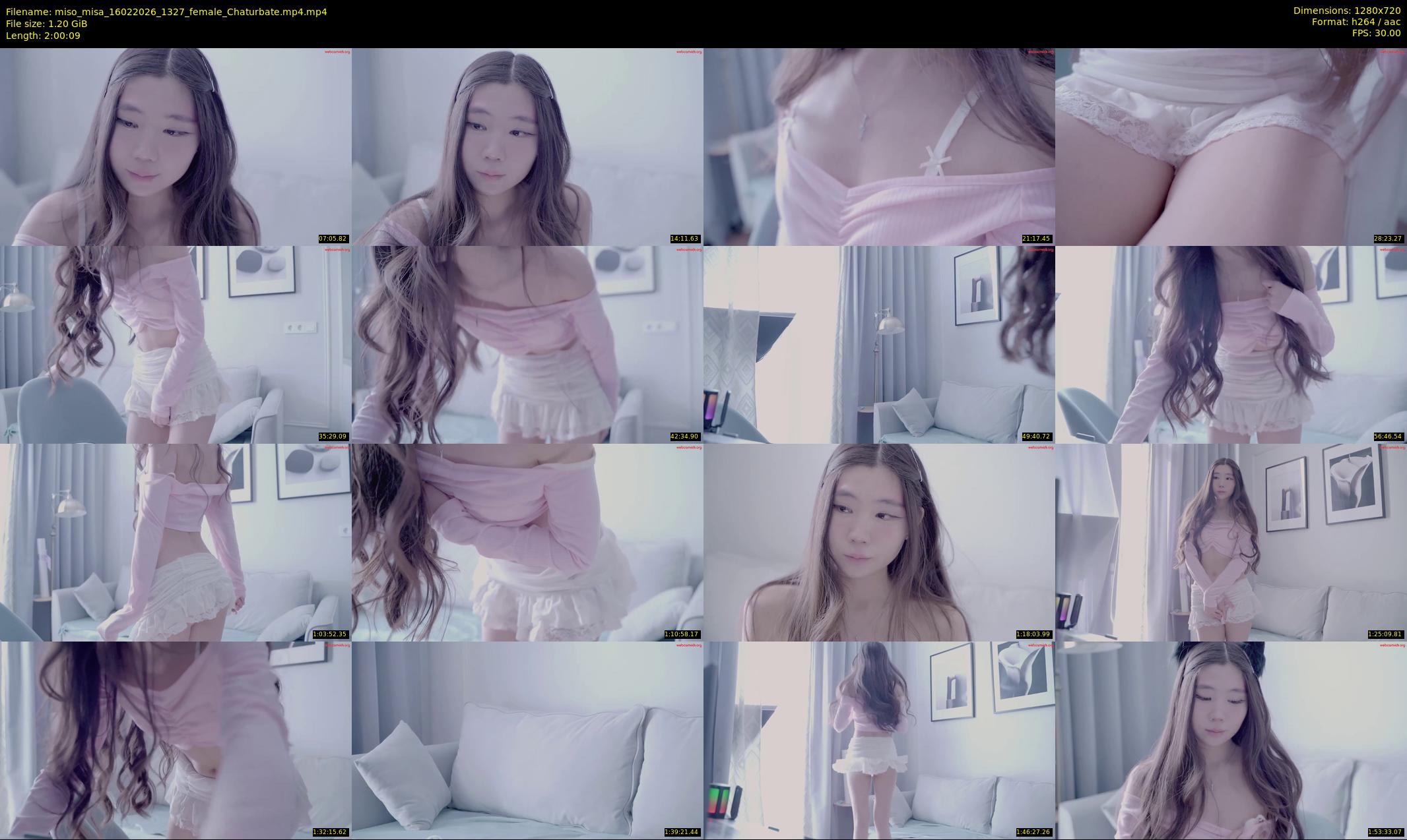 miso_misa — 121 minute Chaturbate female cam show recording, 720p, Feb 16, 2026