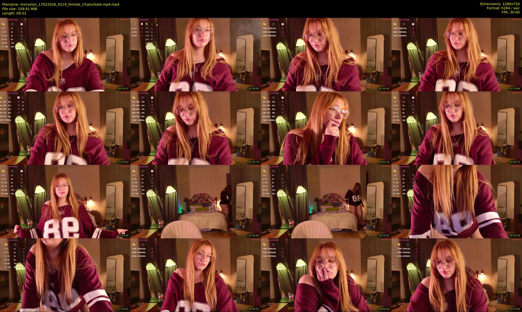 morvelyn — 10 minute Chaturbate female cam show recording, 720p, Feb 17, 2026