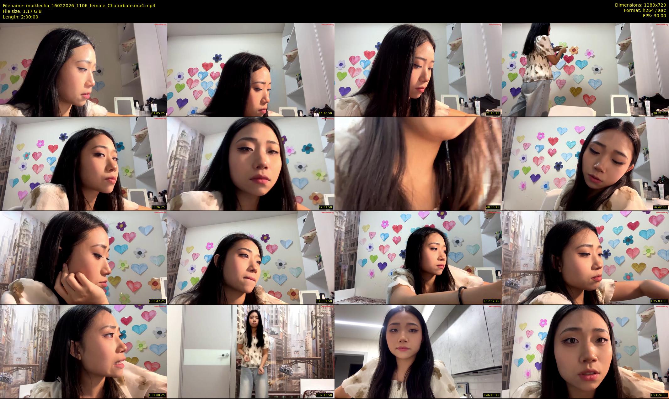 muiklecha — 120 minute Chaturbate female cam show recording, 720p, Feb 16, 2026