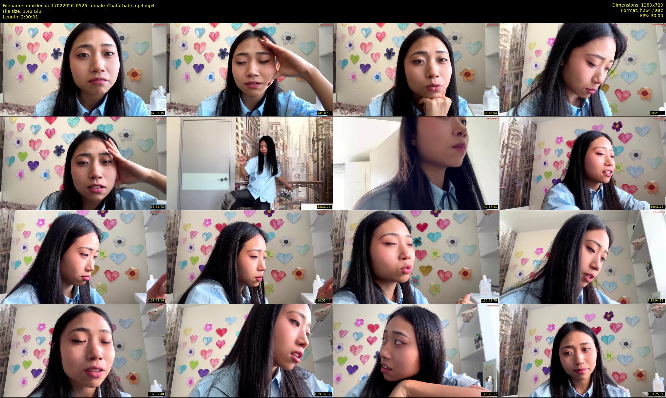 muiklecha — 121 minute Chaturbate female cam show recording, 720p, Feb 17, 2026