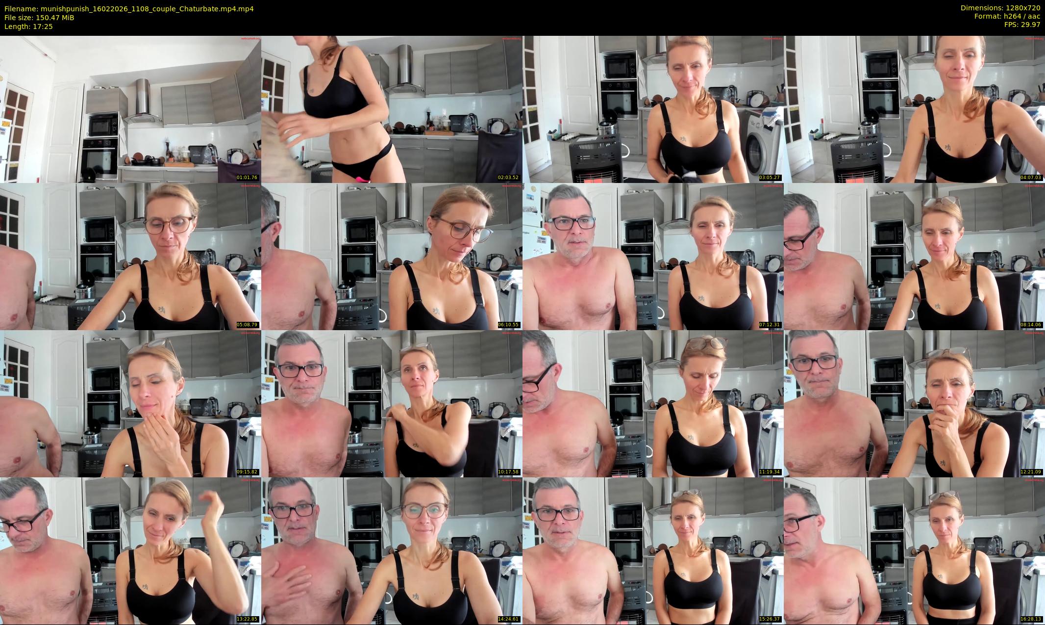 munishpunish — 18 minute Chaturbate couple cam show recording, 720p, Feb 16, 2026