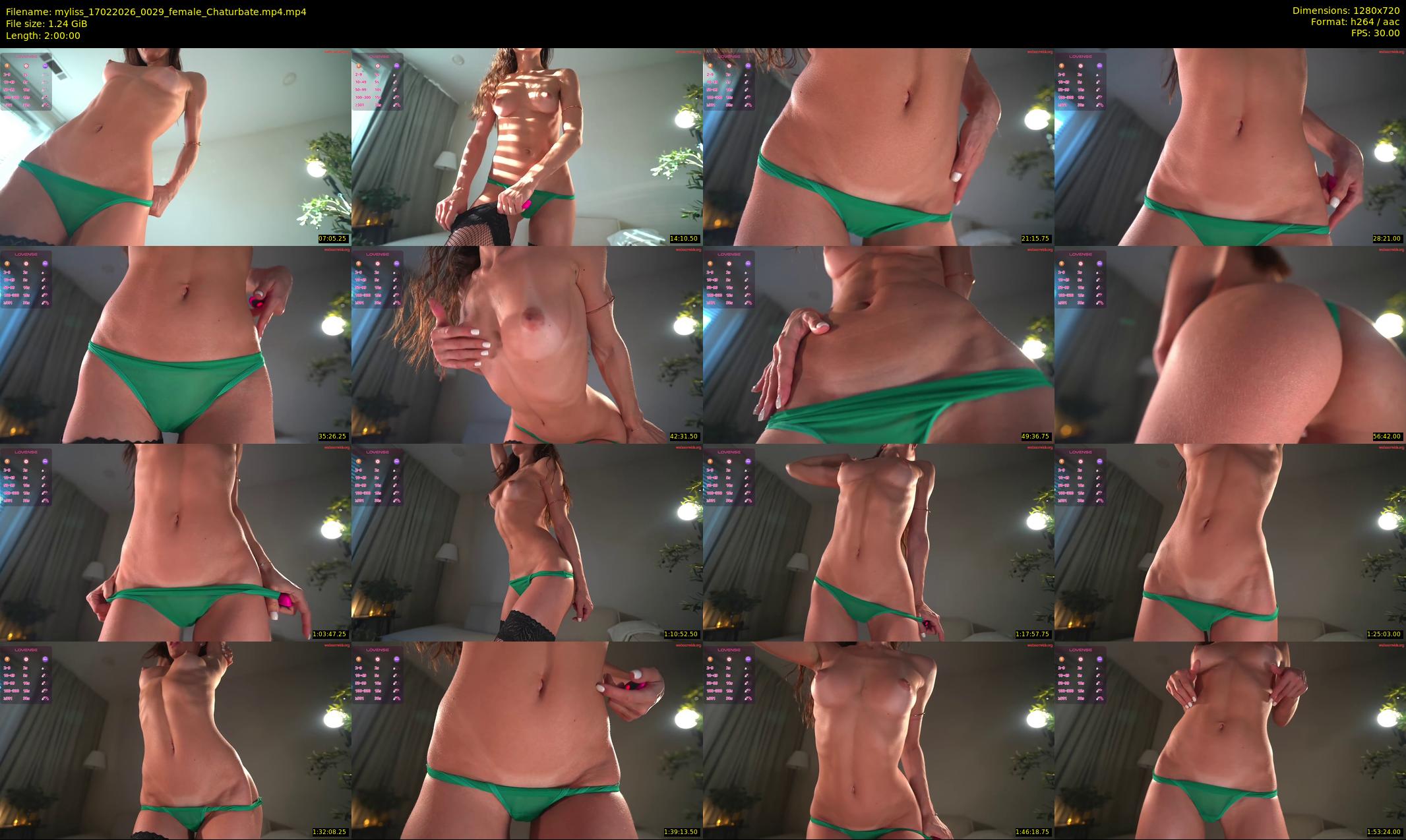 myliss — 120 minute Chaturbate female cam show recording, 720p, Feb 17, 2026
