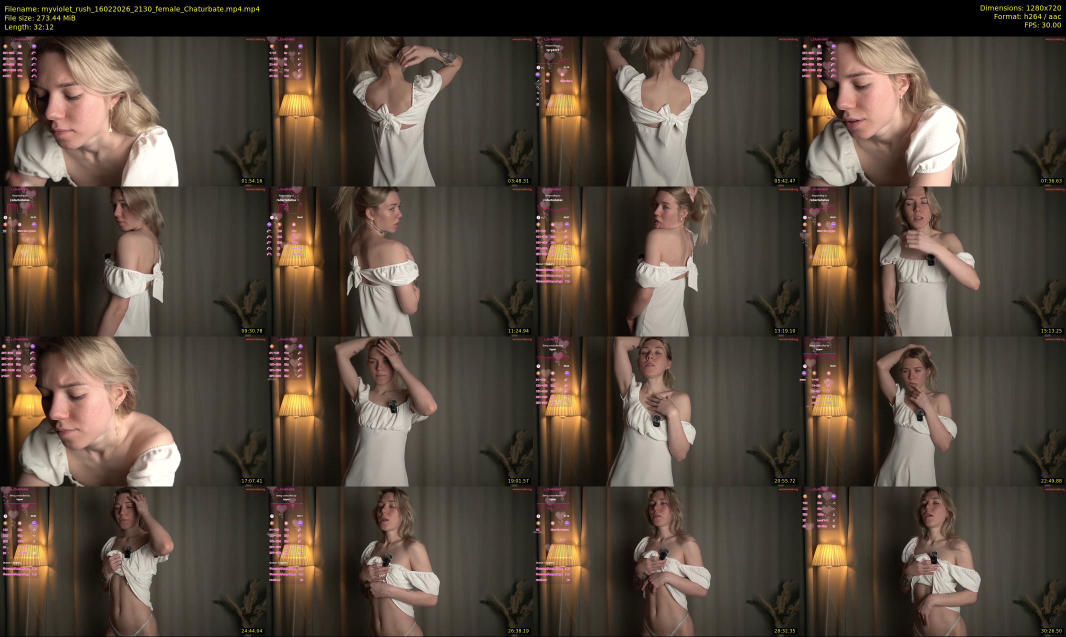 myviolet_rush — 33 minute Chaturbate female cam show recording, 720p, Feb 16, 2026