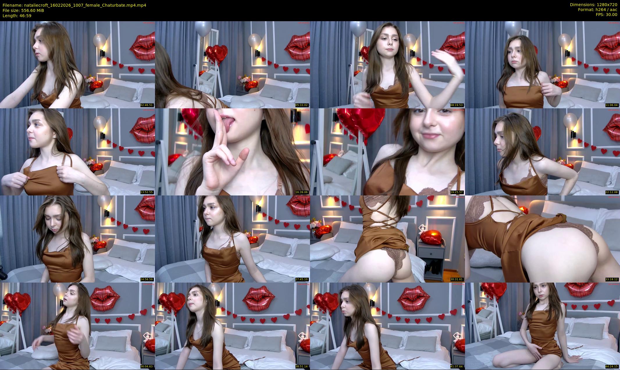 nataliecroft — 47 minute Chaturbate female cam show recording, 720p, Feb 16, 2026