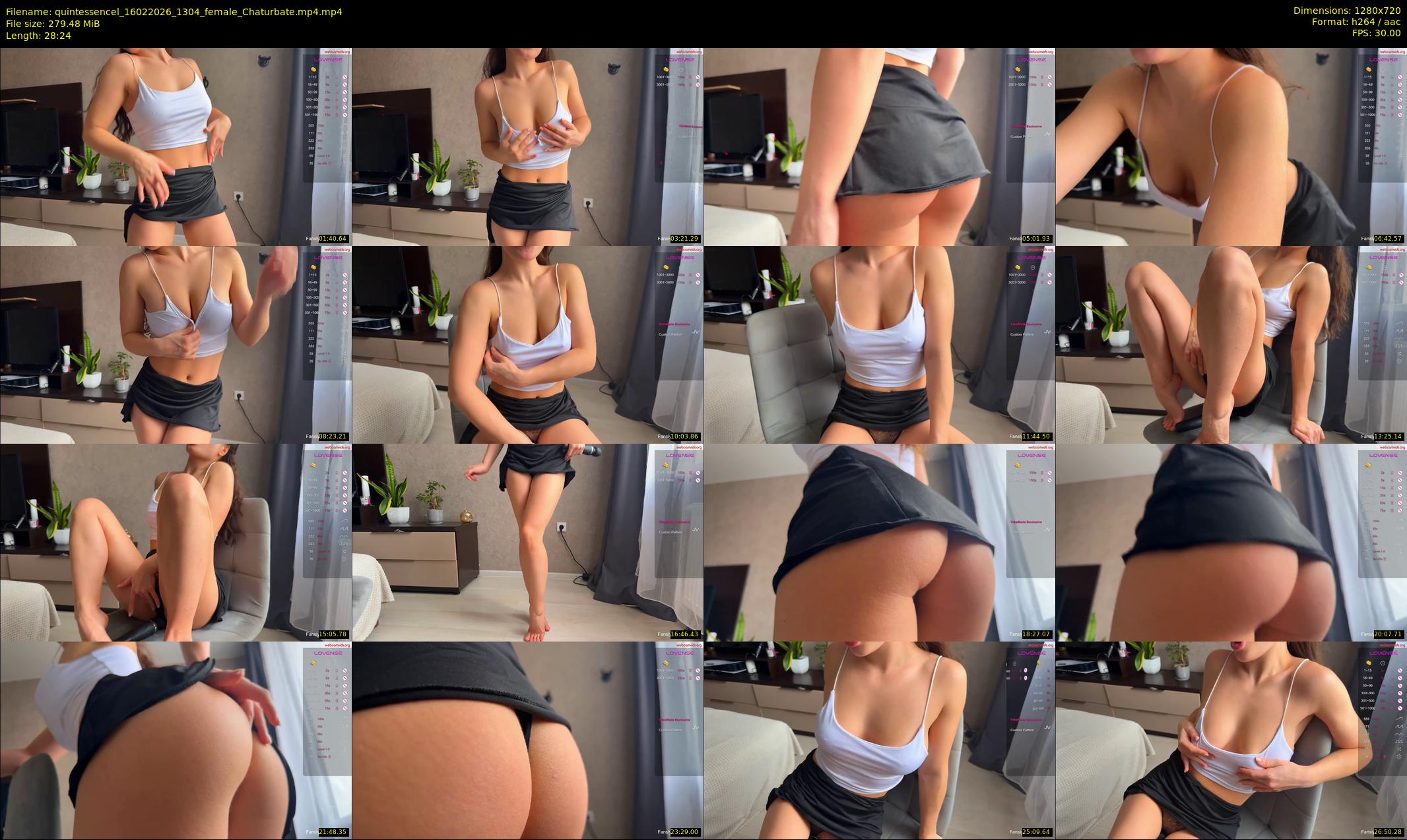 quintessencel — 29 minute Chaturbate female cam show recording, 720p, Feb 16, 2026