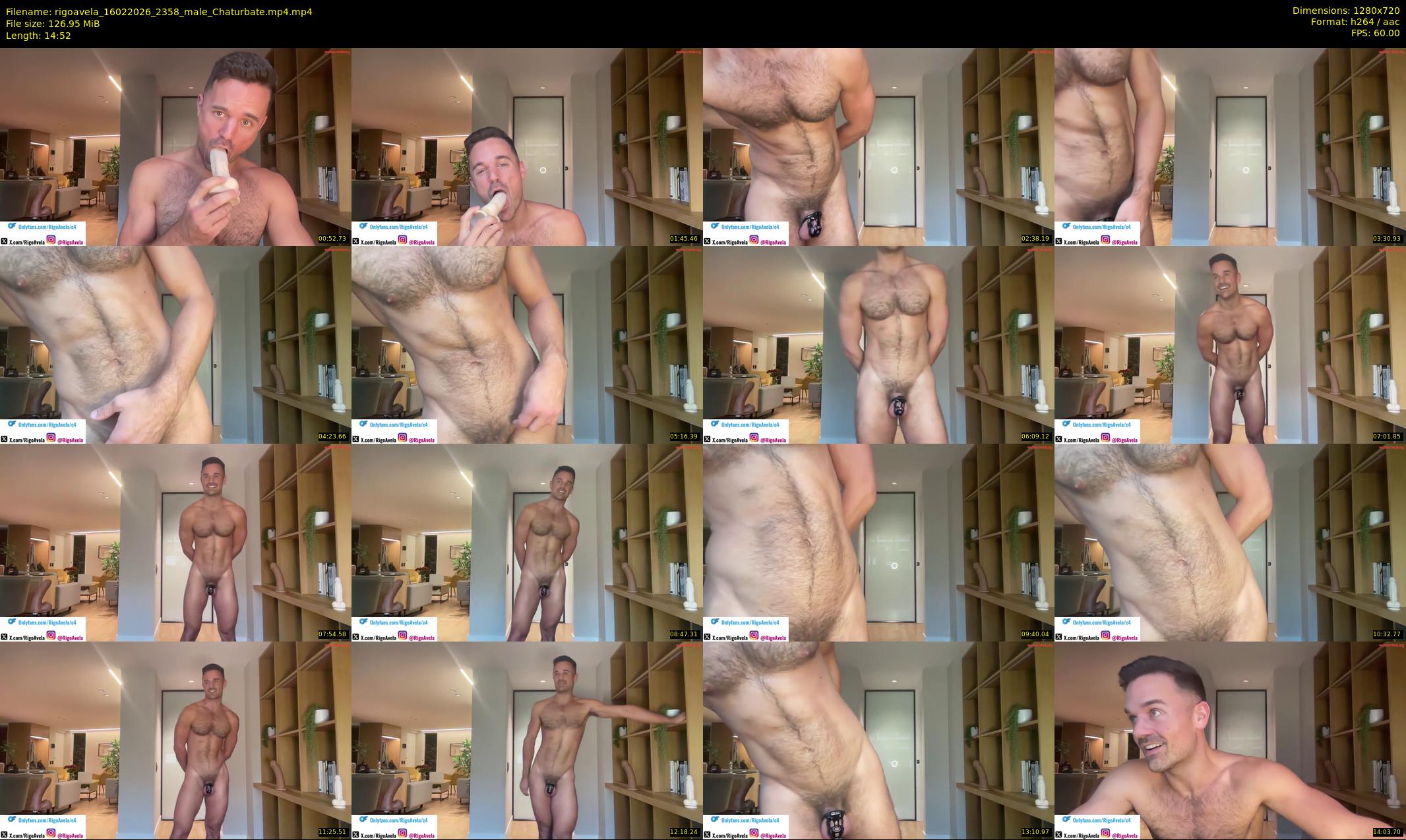 rigoavela — 15 minute Chaturbate male cam show recording, 720p, Feb 16, 2026