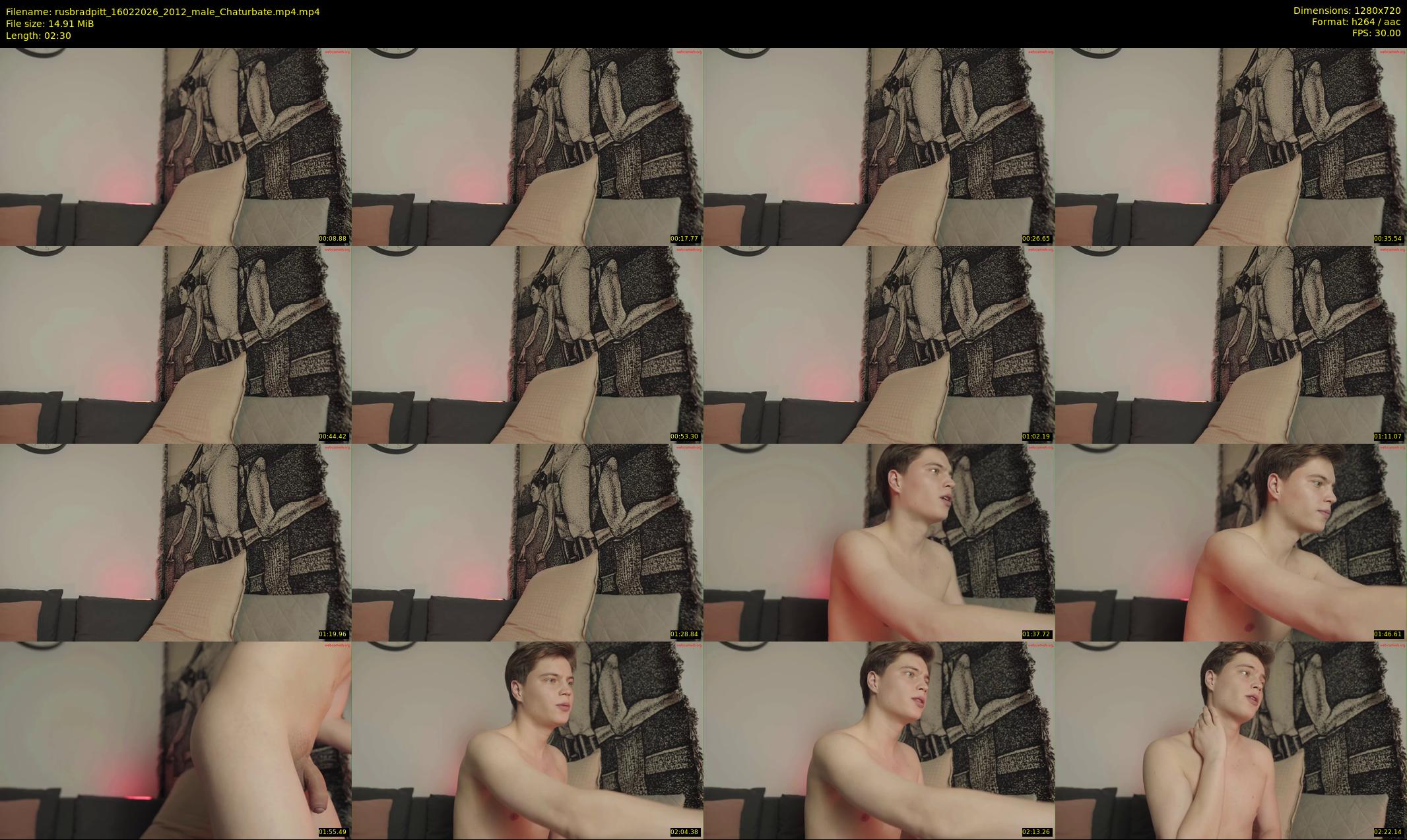 rusbradpitt — 3 minute Chaturbate male cam show recording, 720p, Feb 16, 2026