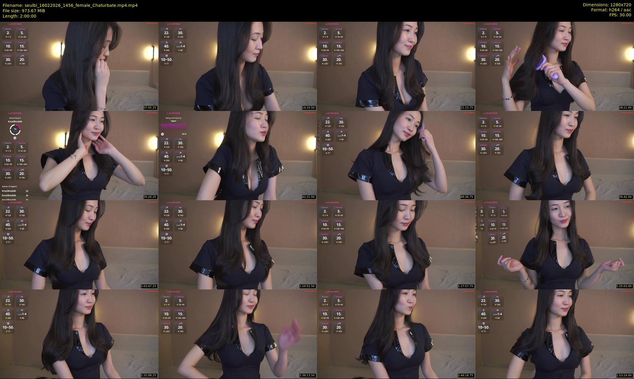 seulbi — 120 minute Chaturbate female cam show recording, 720p, Feb 16, 2026