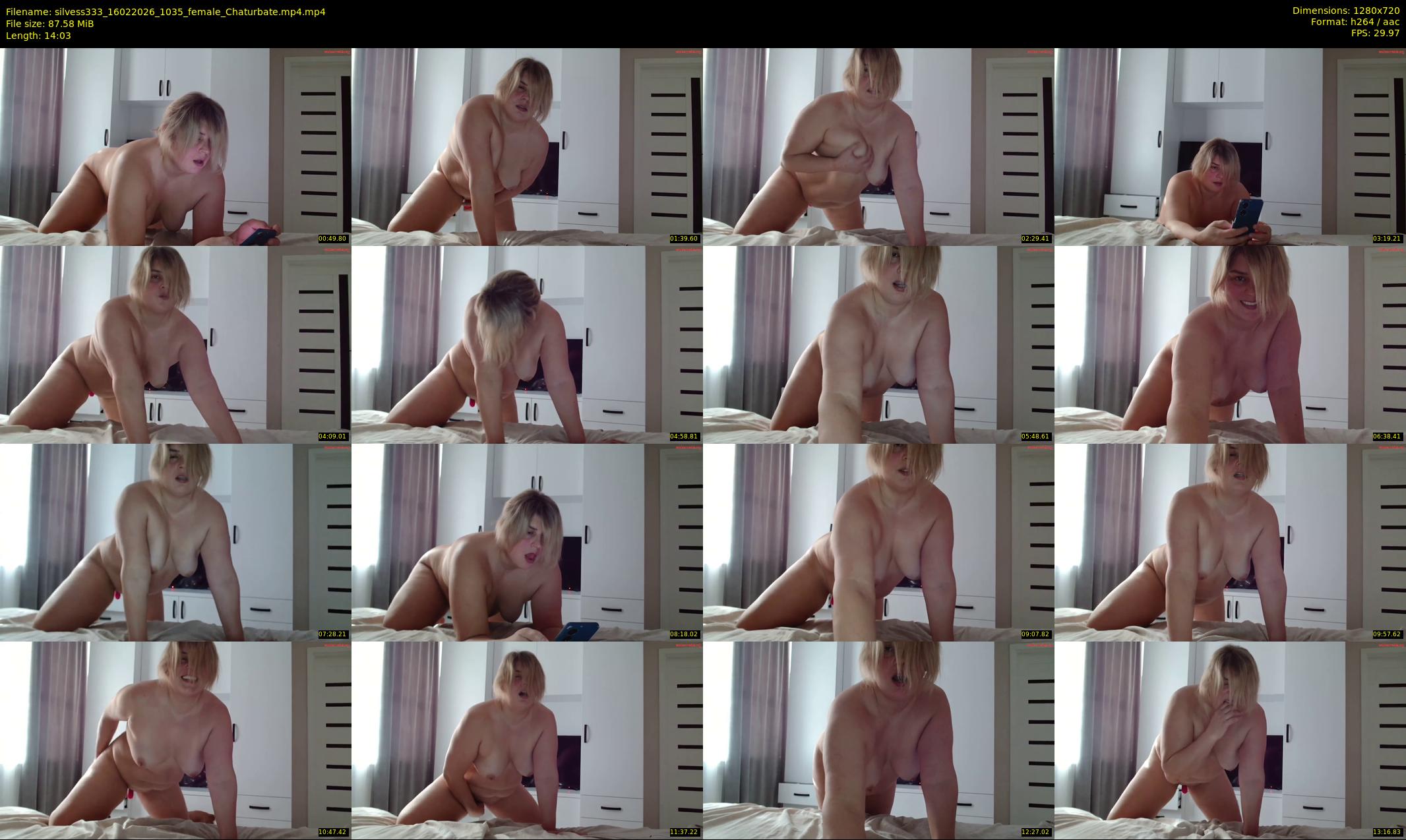 silvess333 — 15 minute Chaturbate female cam show recording, 720p, Feb 16, 2026