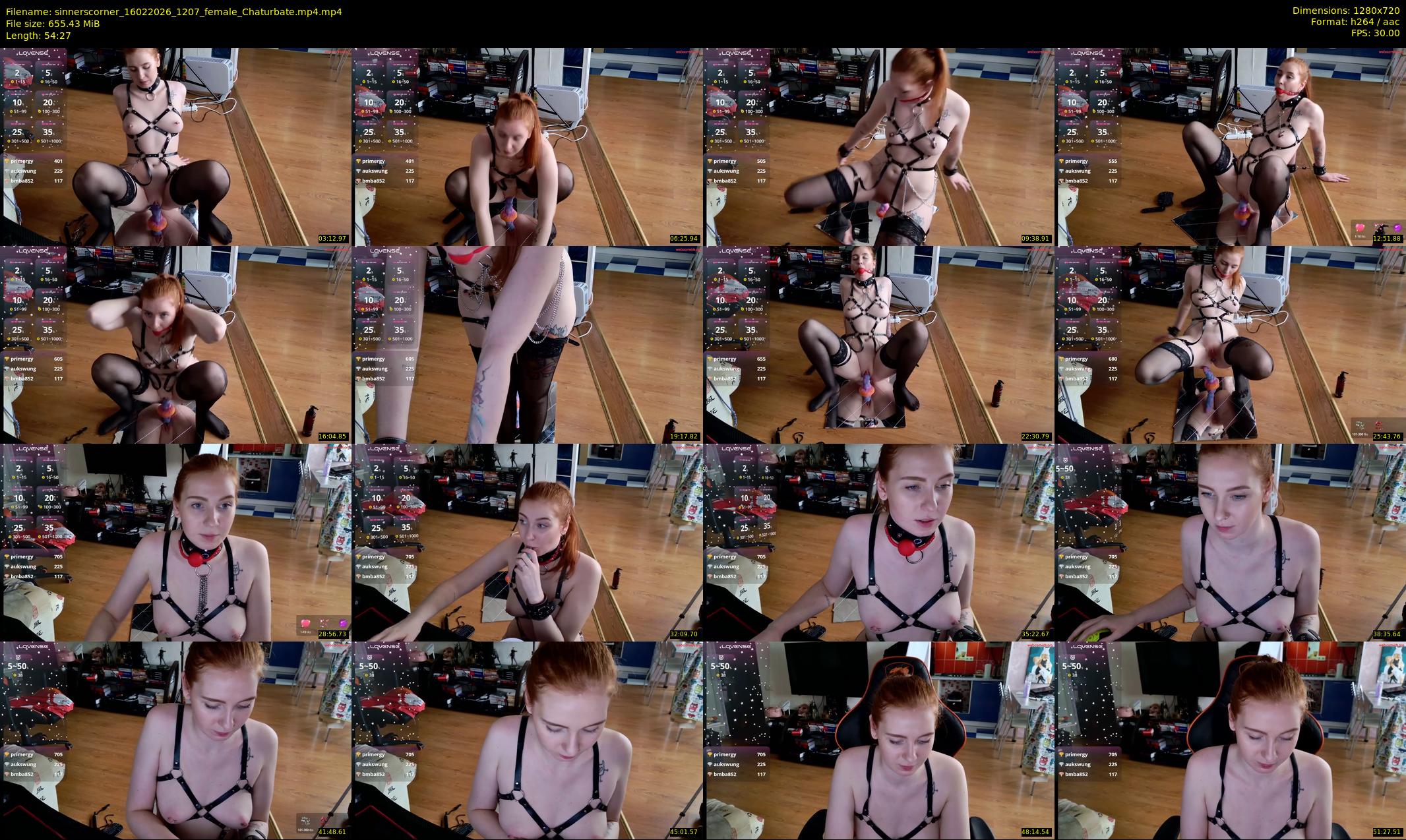 sinnerscorner — 55 minute Chaturbate couple cam show recording, 720p, Feb 16, 2026