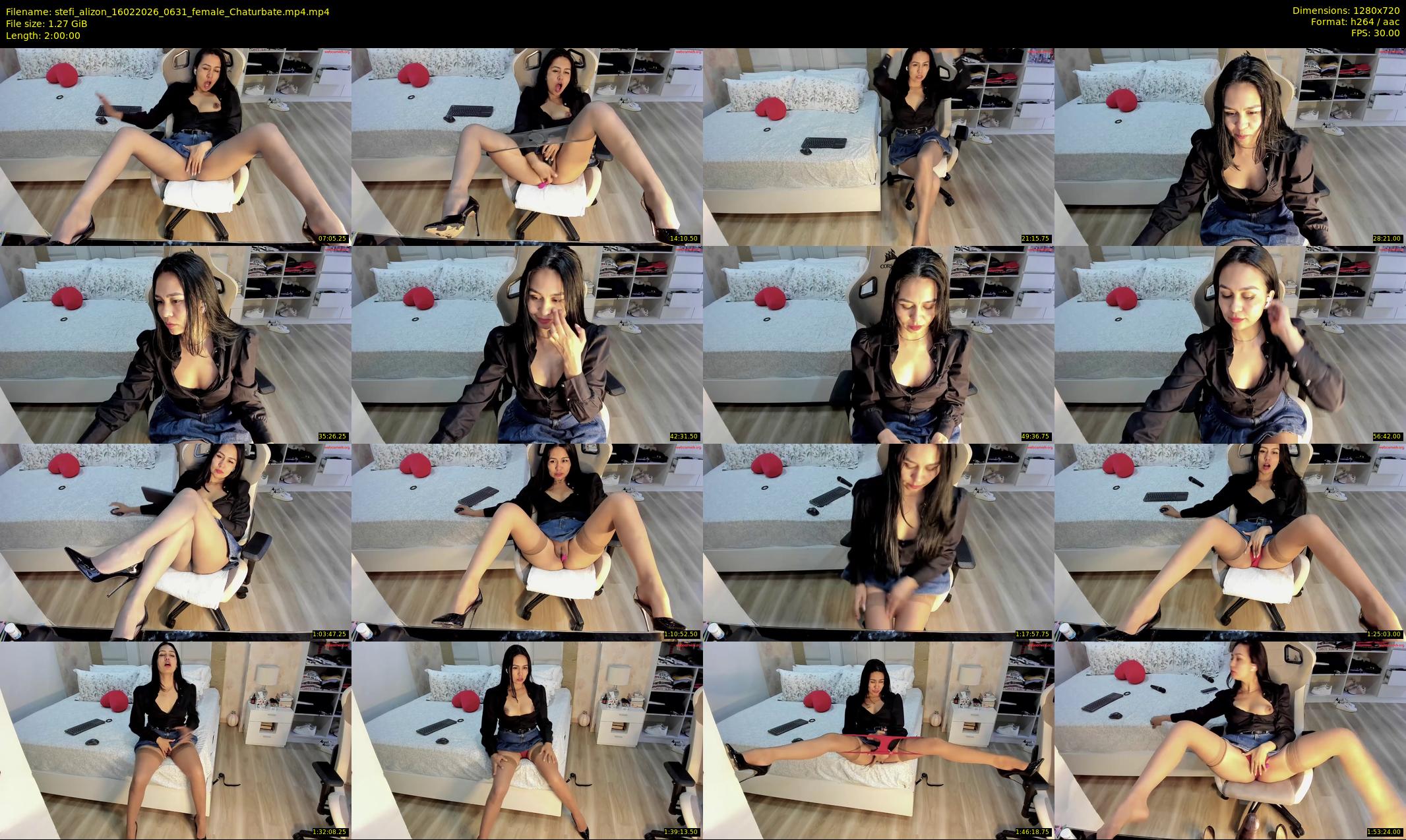 stefi_alizon — 120 minute Chaturbate female cam show recording, 720p, Feb 16, 2026