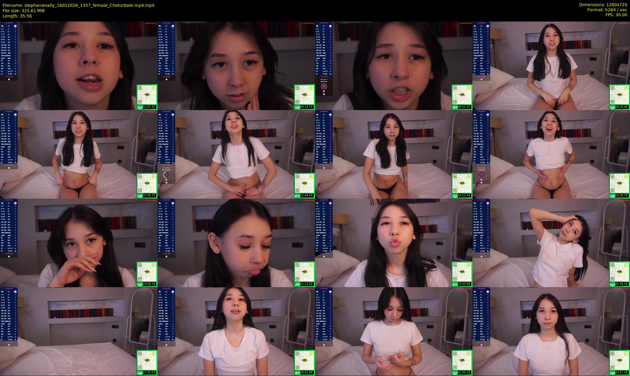 stephaniesally — 36 minute Chaturbate female cam show recording, 720p, Feb 16, 2026