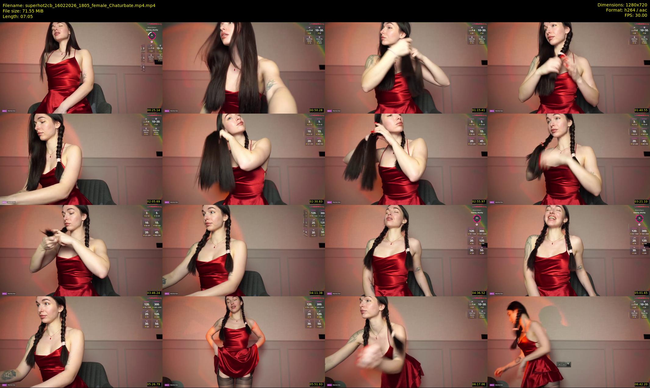 superhot2cb — 8 minute Chaturbate female cam show recording, 720p, Feb 16, 2026
