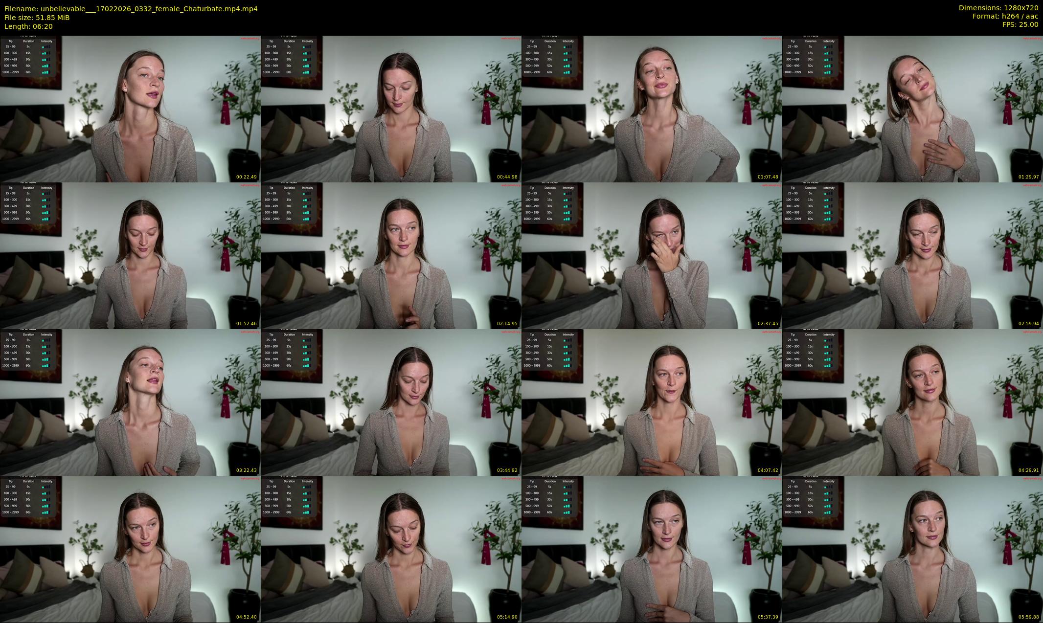 unbelievable__ — 7 minute Chaturbate female cam show recording, 720p, Feb 17, 2026