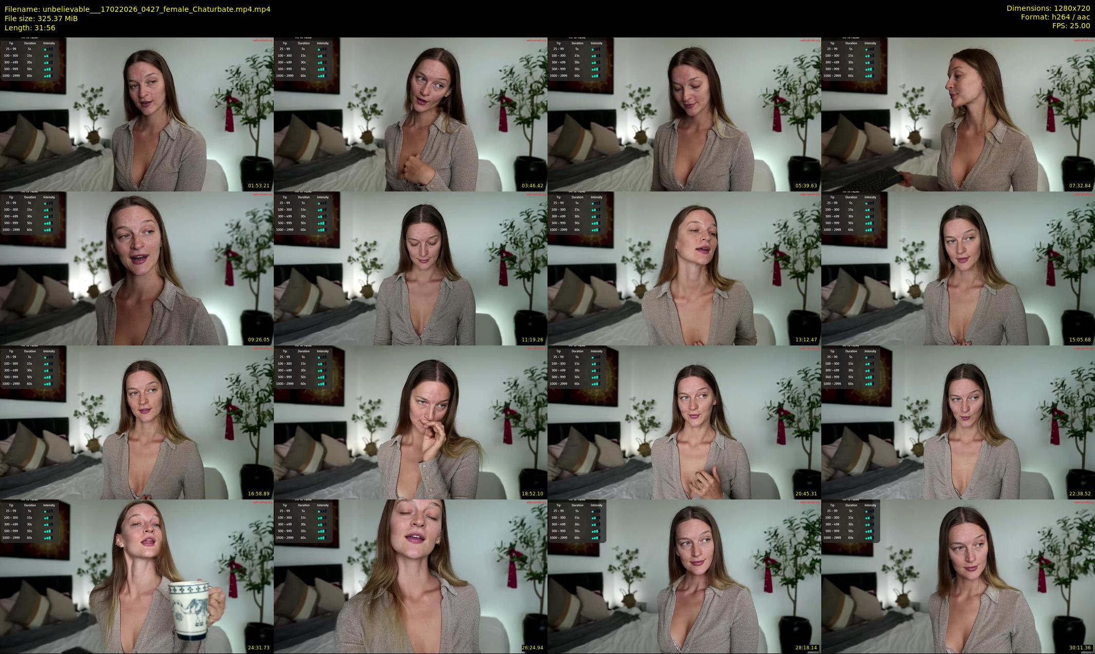 unbelievable__ — 32 minute Chaturbate female cam show recording, 720p, Feb 17, 2026