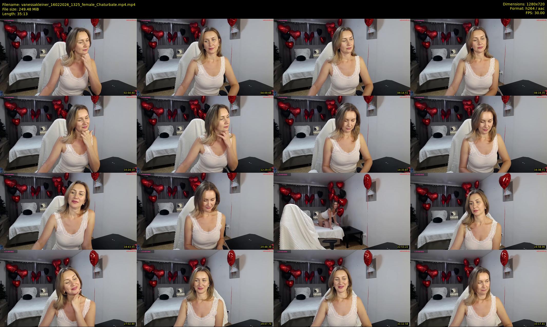 vanessakleiner — 36 minute Chaturbate female cam show recording, 720p, Feb 16, 2026