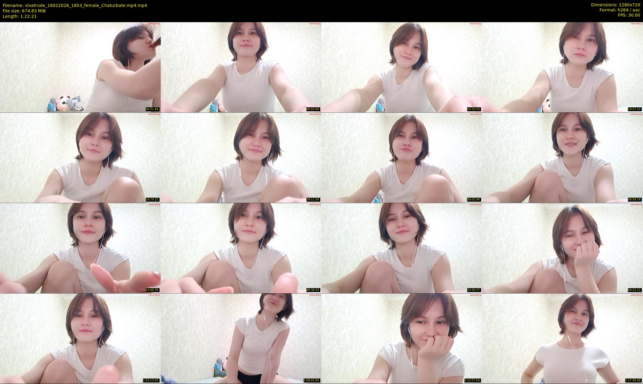 vivatrude — 83 minute Chaturbate female cam show recording, 720p, Feb 16, 2026