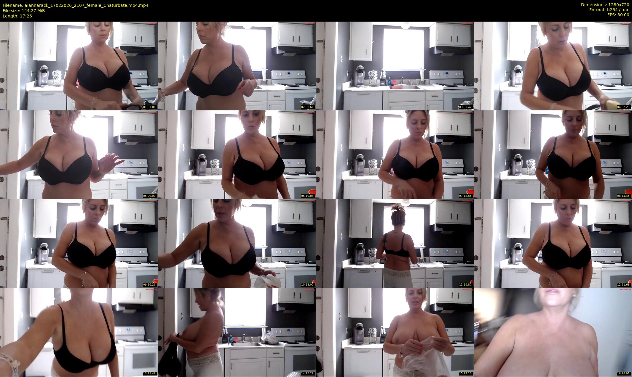 alannarack — 18 minute Chaturbate female cam show recording, 720p, Feb 17, 2026